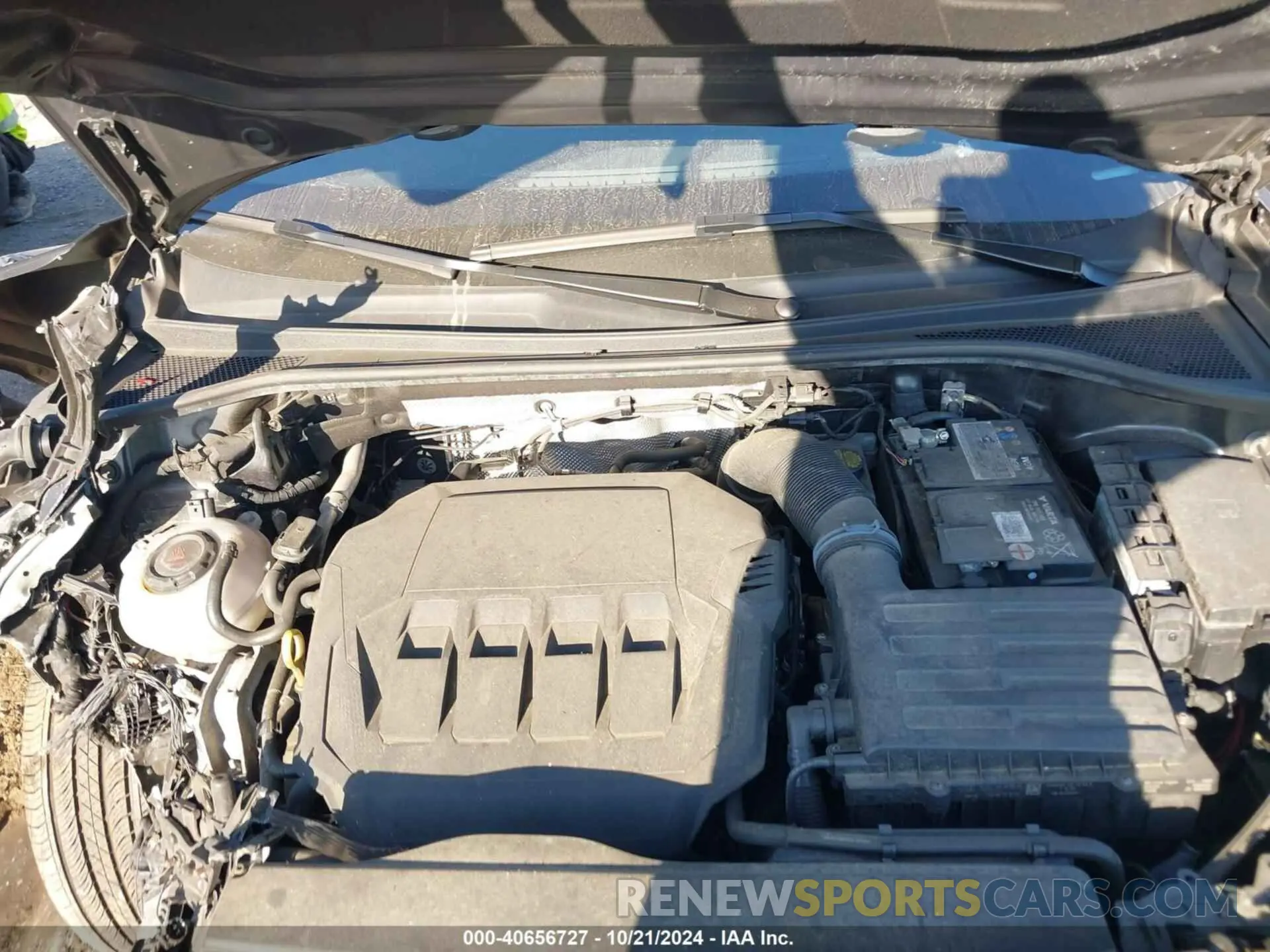 10 fotografías del automóvil dañado WA1DECF38L1042186 AUDI Q3 2020