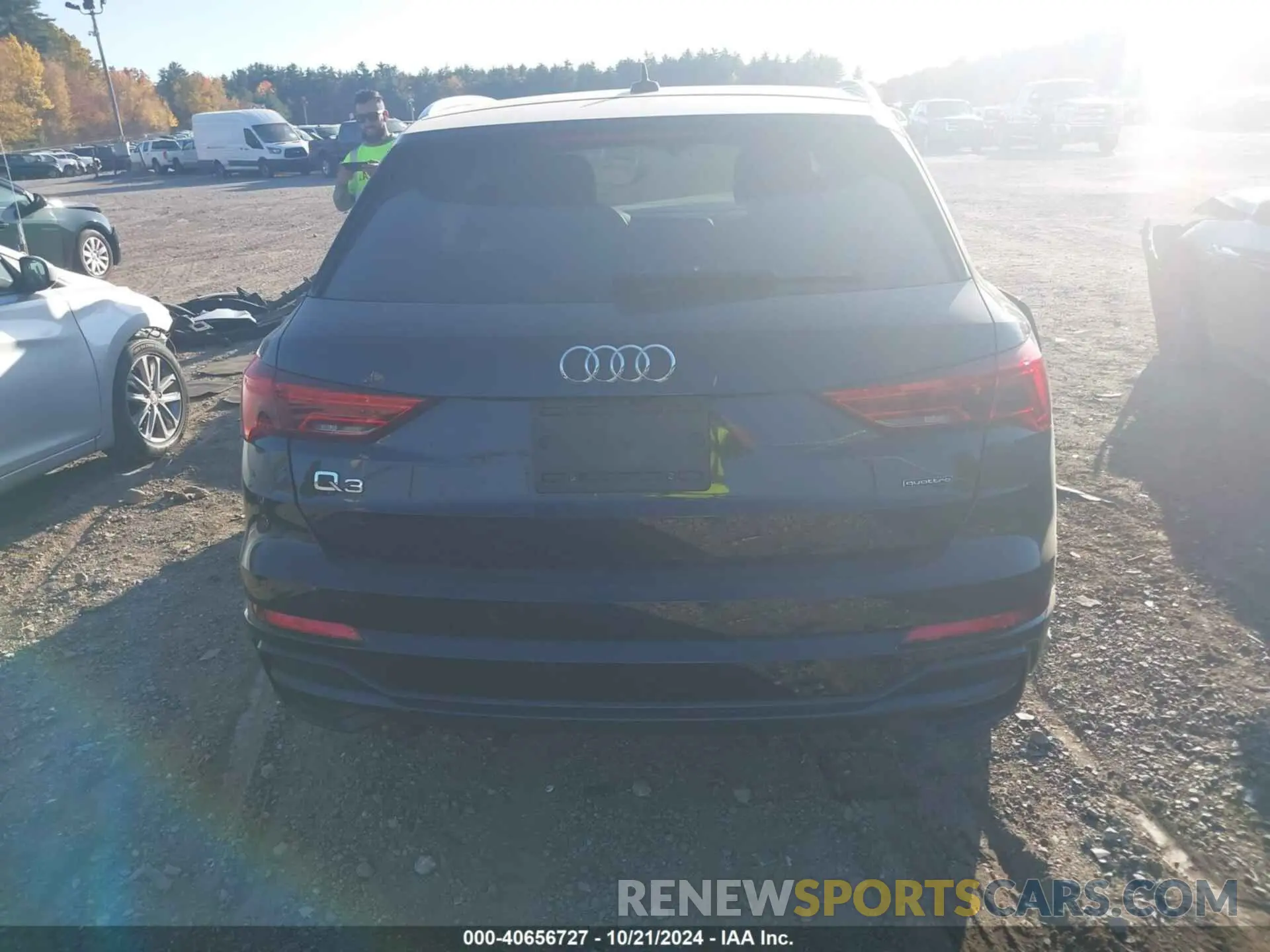16 fotografías del automóvil dañado WA1DECF38L1042186 AUDI Q3 2020