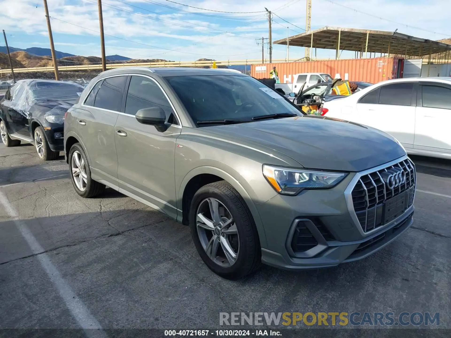 1 fotografías del automóvil dañado WA1DECF39L1028135 AUDI Q3 2020