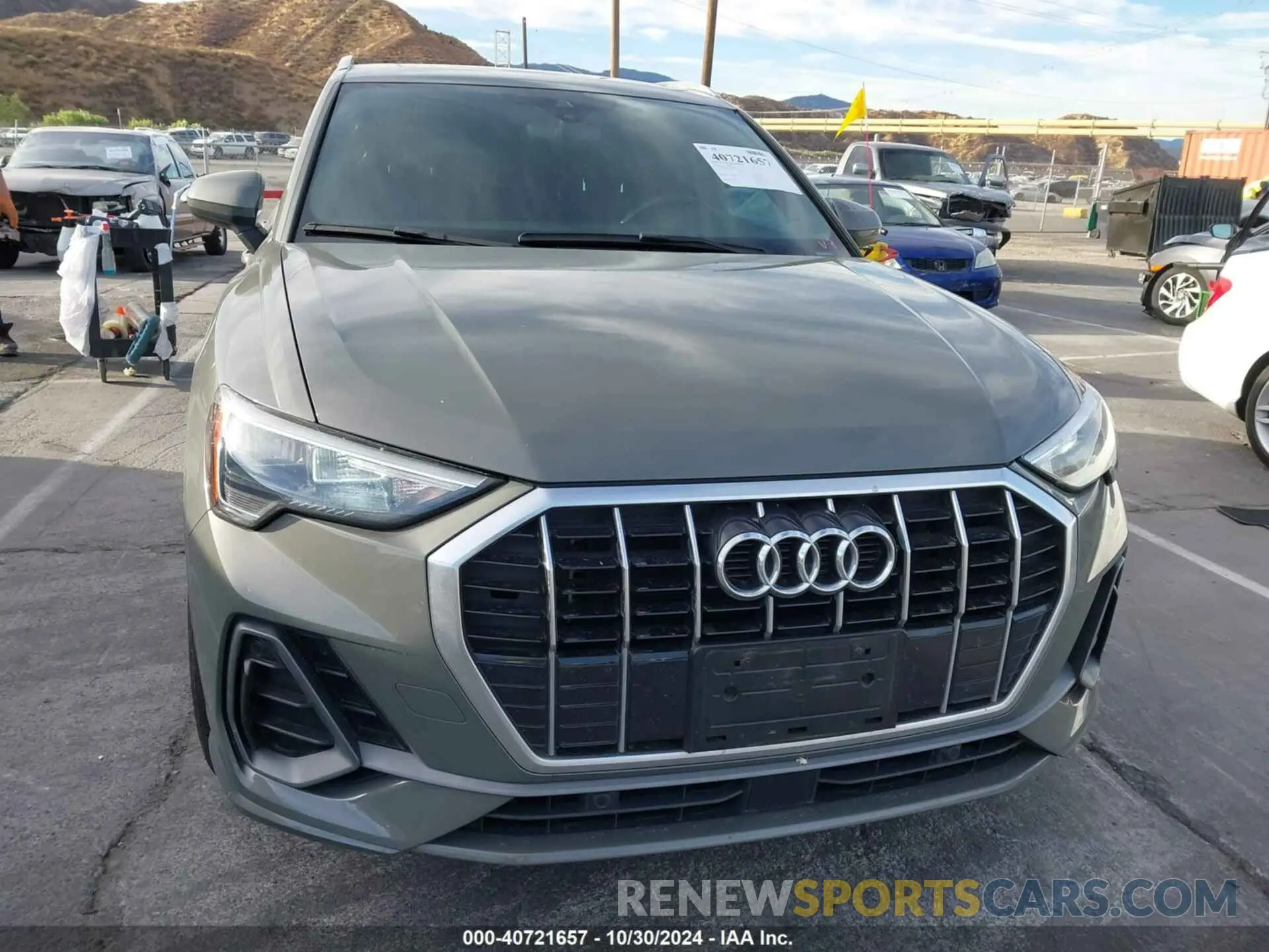 12 fotografías del automóvil dañado WA1DECF39L1028135 AUDI Q3 2020