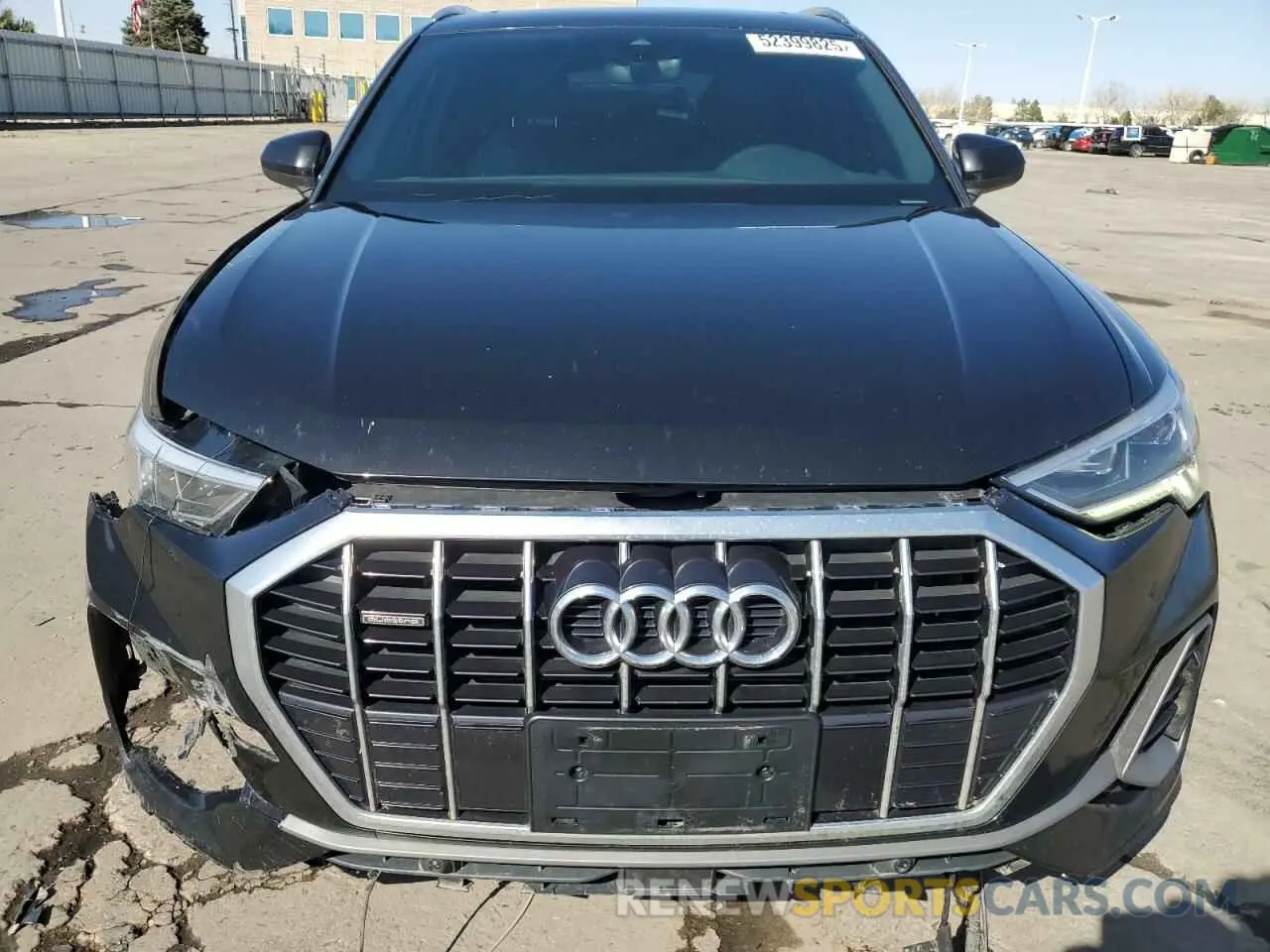 5 fotografías del automóvil dañado WA1EECF36L1040120 AUDI Q3 2020