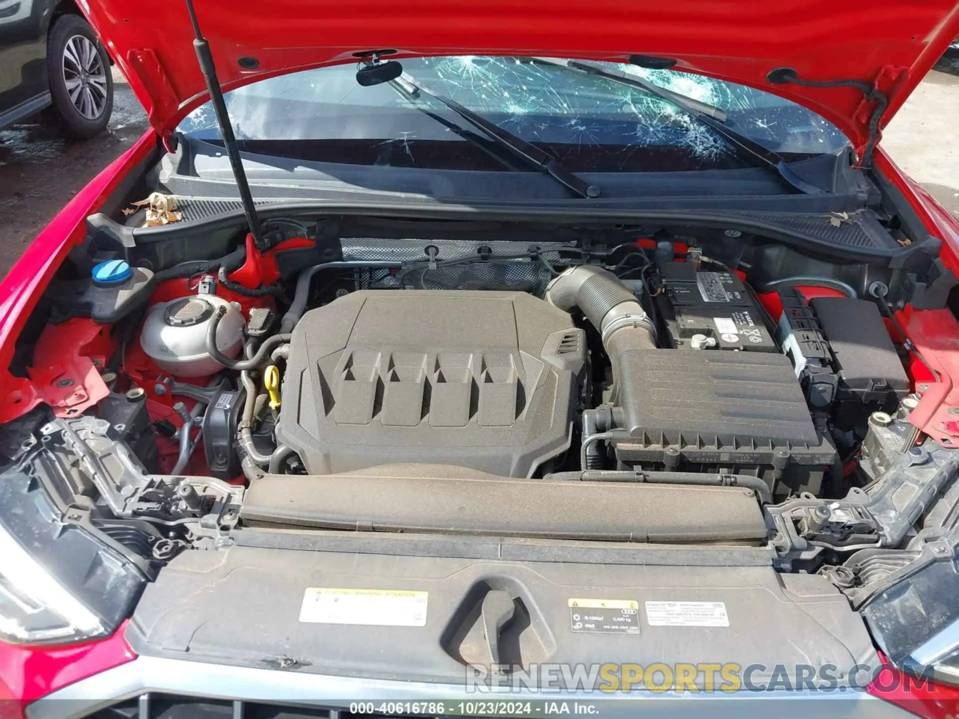 10 fotografías del automóvil dañado WA1EECF38L1088492 AUDI Q3 2020