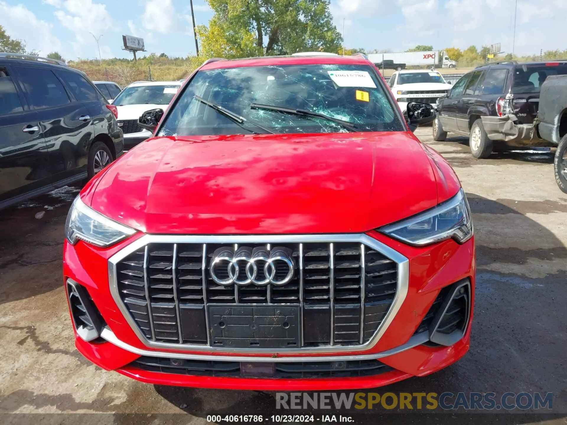 12 fotografías del automóvil dañado WA1EECF38L1088492 AUDI Q3 2020