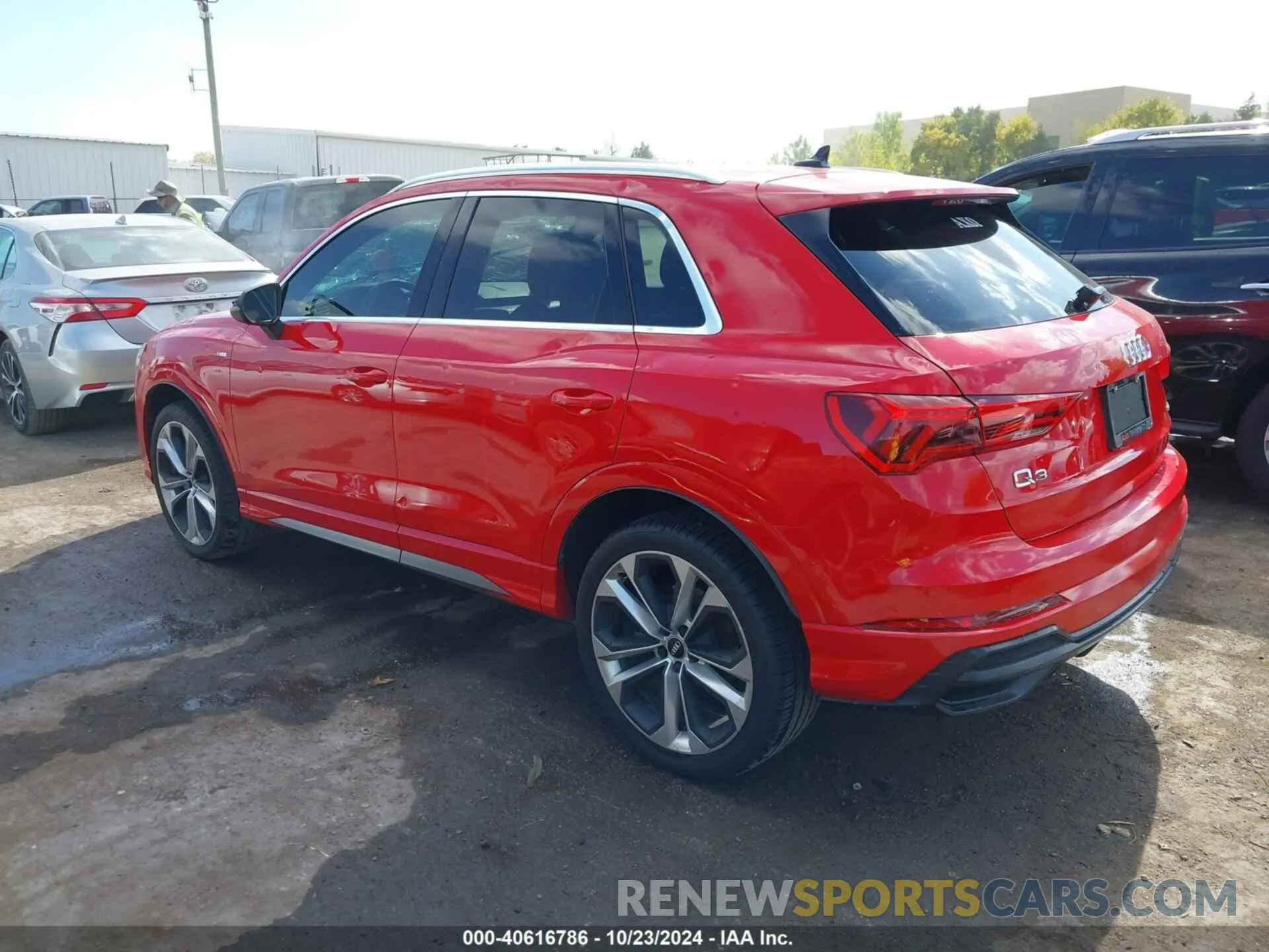 3 fotografías del automóvil dañado WA1EECF38L1088492 AUDI Q3 2020