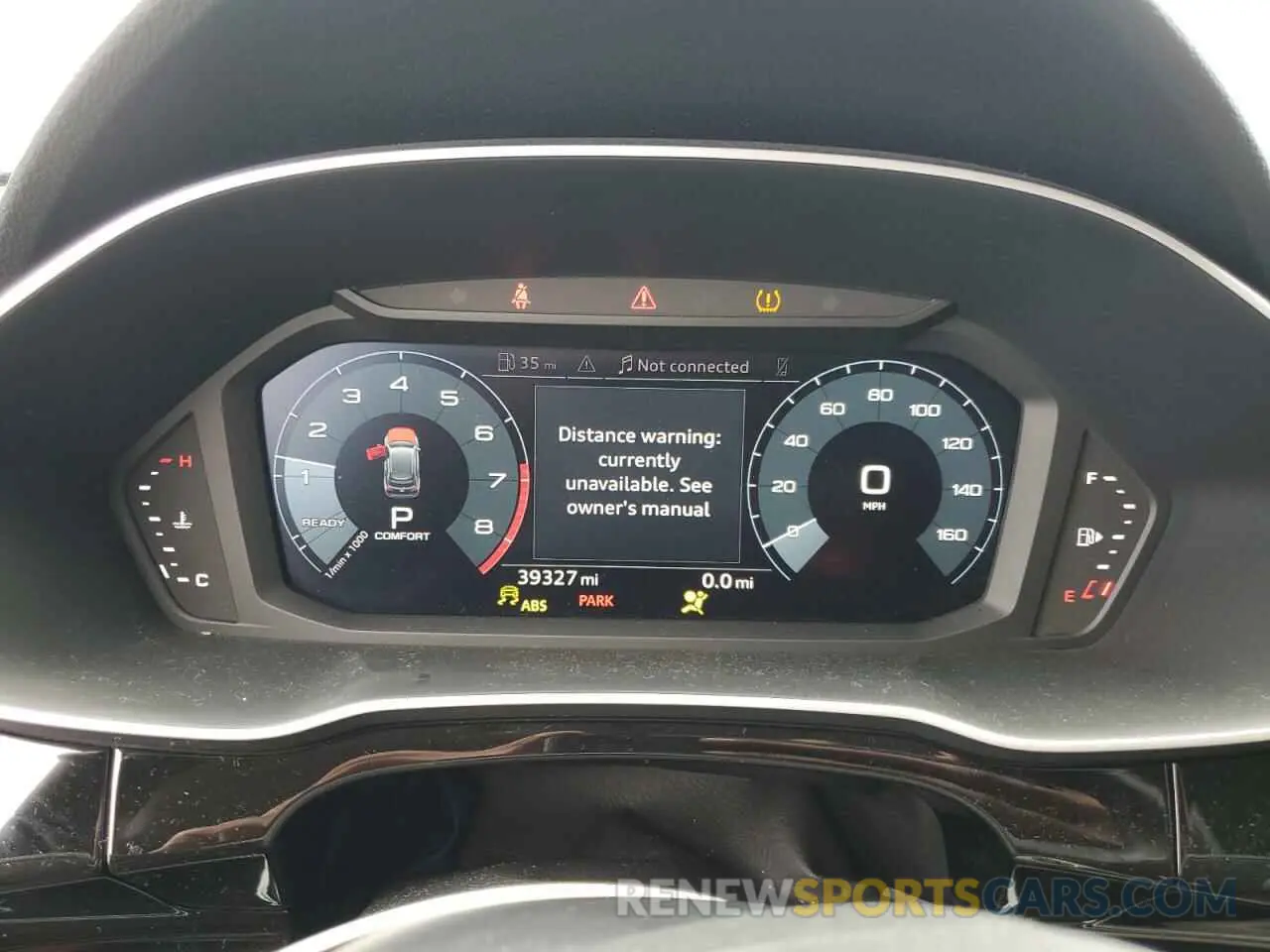 9 fotografías del automóvil dañado WA1EECF38L1103850 AUDI Q3 2020