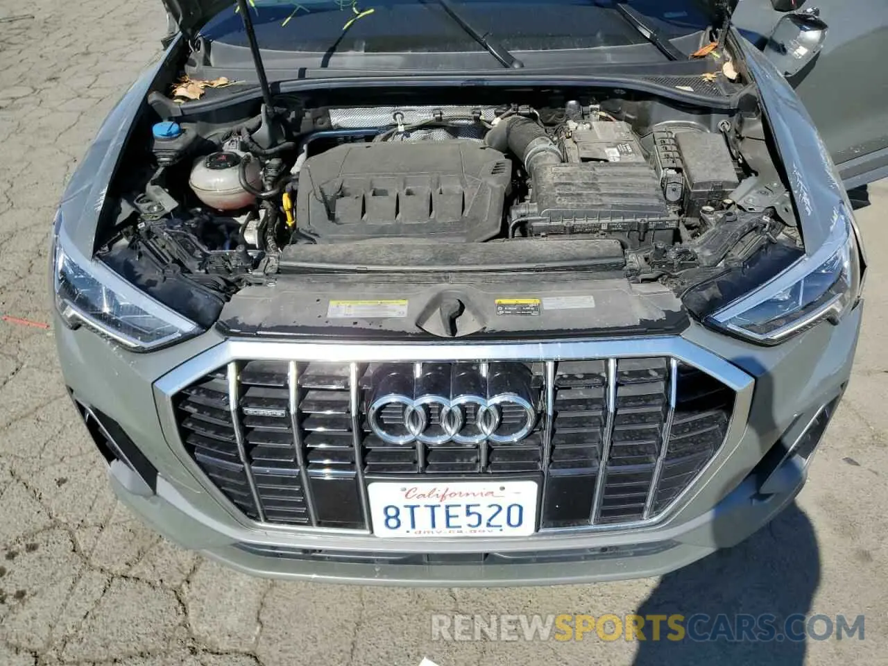 12 fotografías del automóvil dañado WA1EECF39L1118860 AUDI Q3 2020