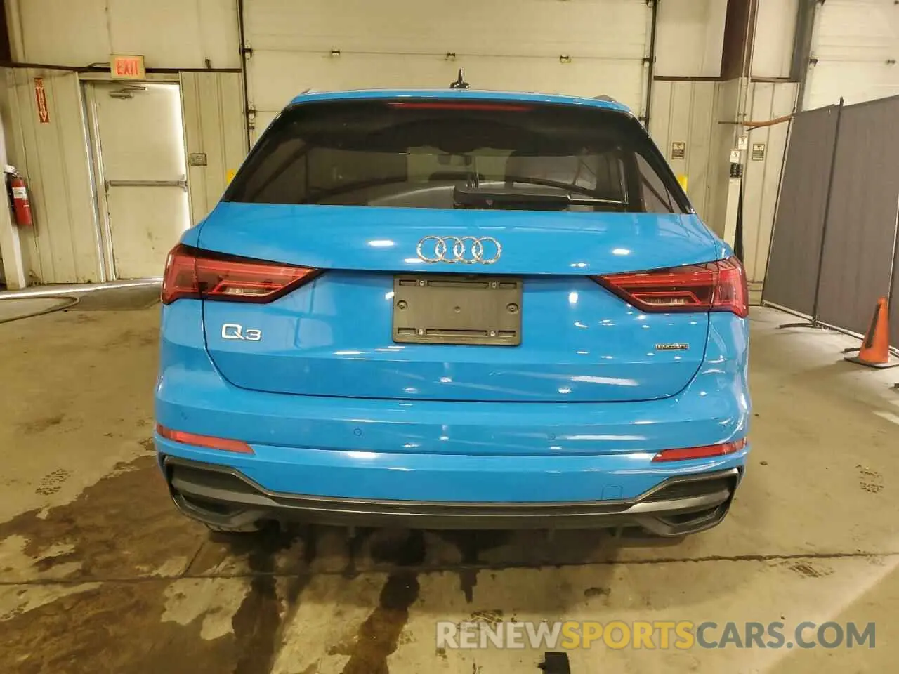 6 fotografías del automóvil dañado WA1FECF31L1030180 AUDI Q3 2020