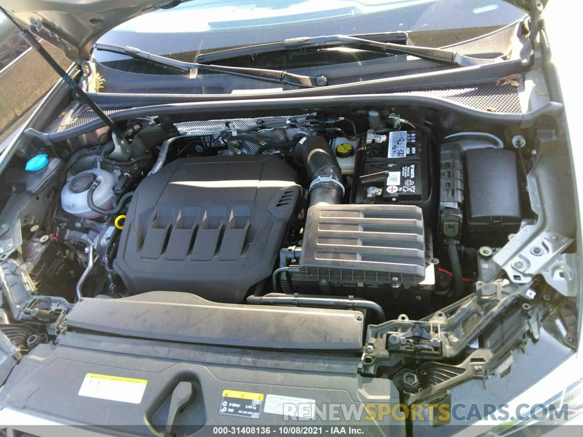 10 fotografías del automóvil dañado WA1FECF32L1036487 AUDI Q3 2020