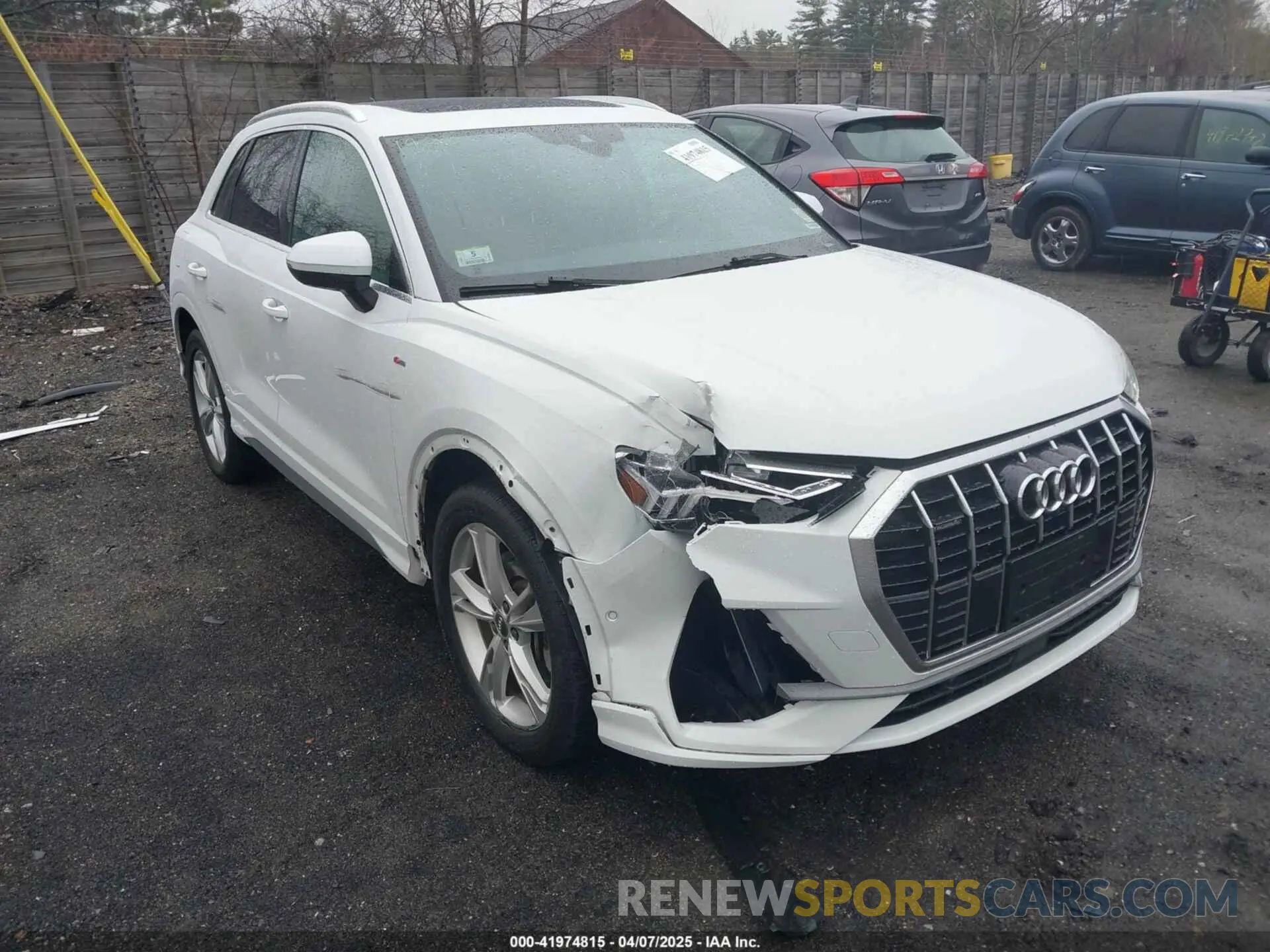1 fotografías del automóvil dañado WA1FECF32L1105422 AUDI Q3 2020