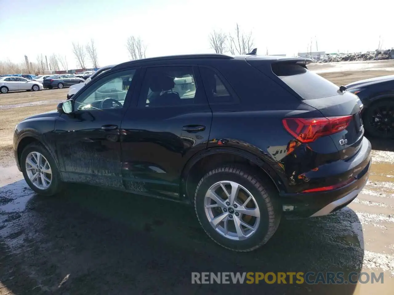 2 fotografías del automóvil dañado WA1AECF31M1023113 AUDI Q3 2021