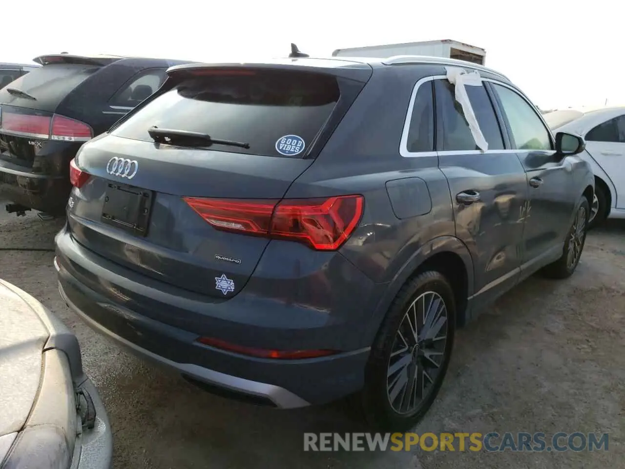4 fotografías del automóvil dañado WA1AUCF30M1112870 AUDI Q3 2021