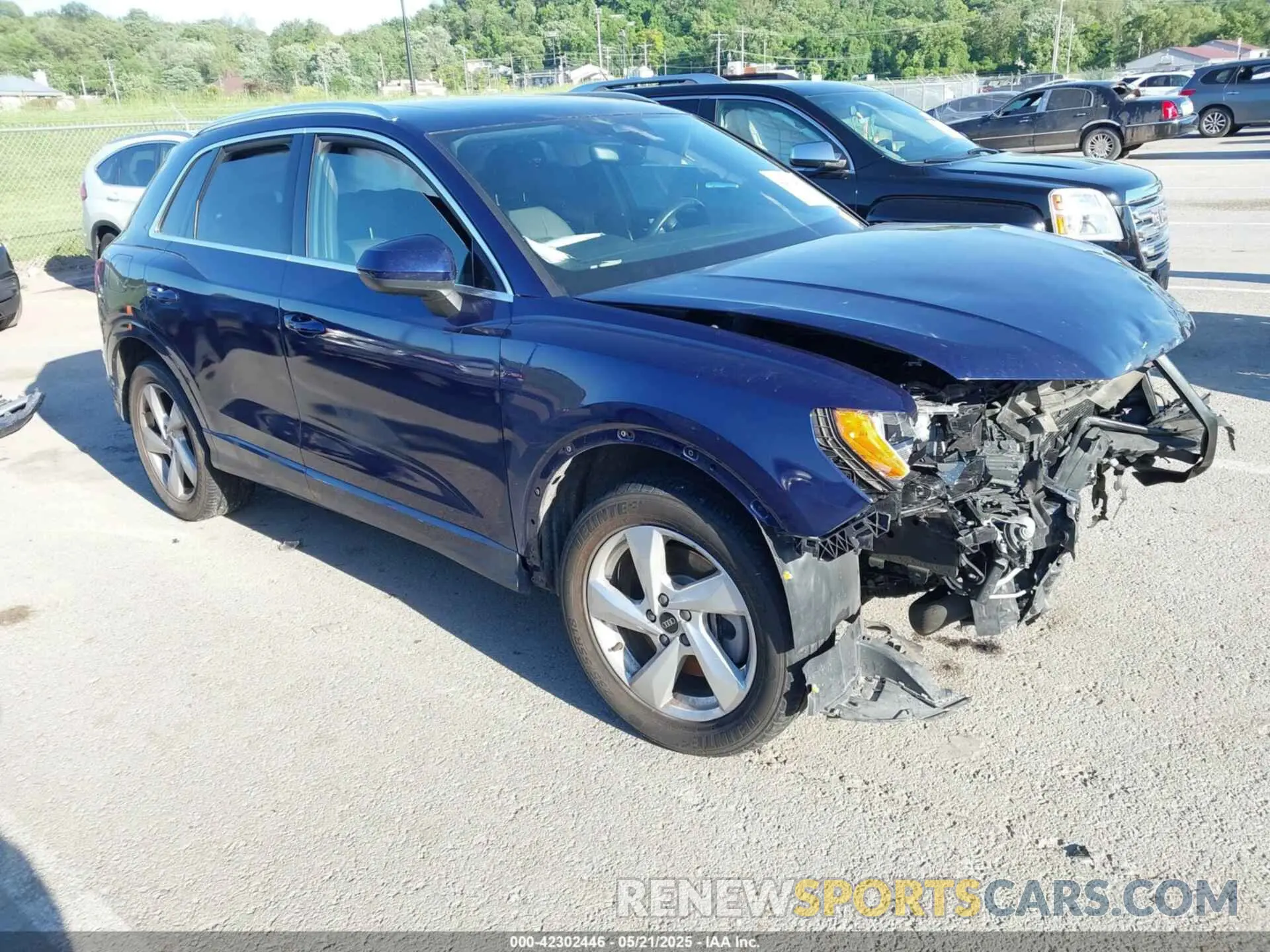 1 fotografías del automóvil dañado WA1AUCF31M1066532 AUDI Q3 2021