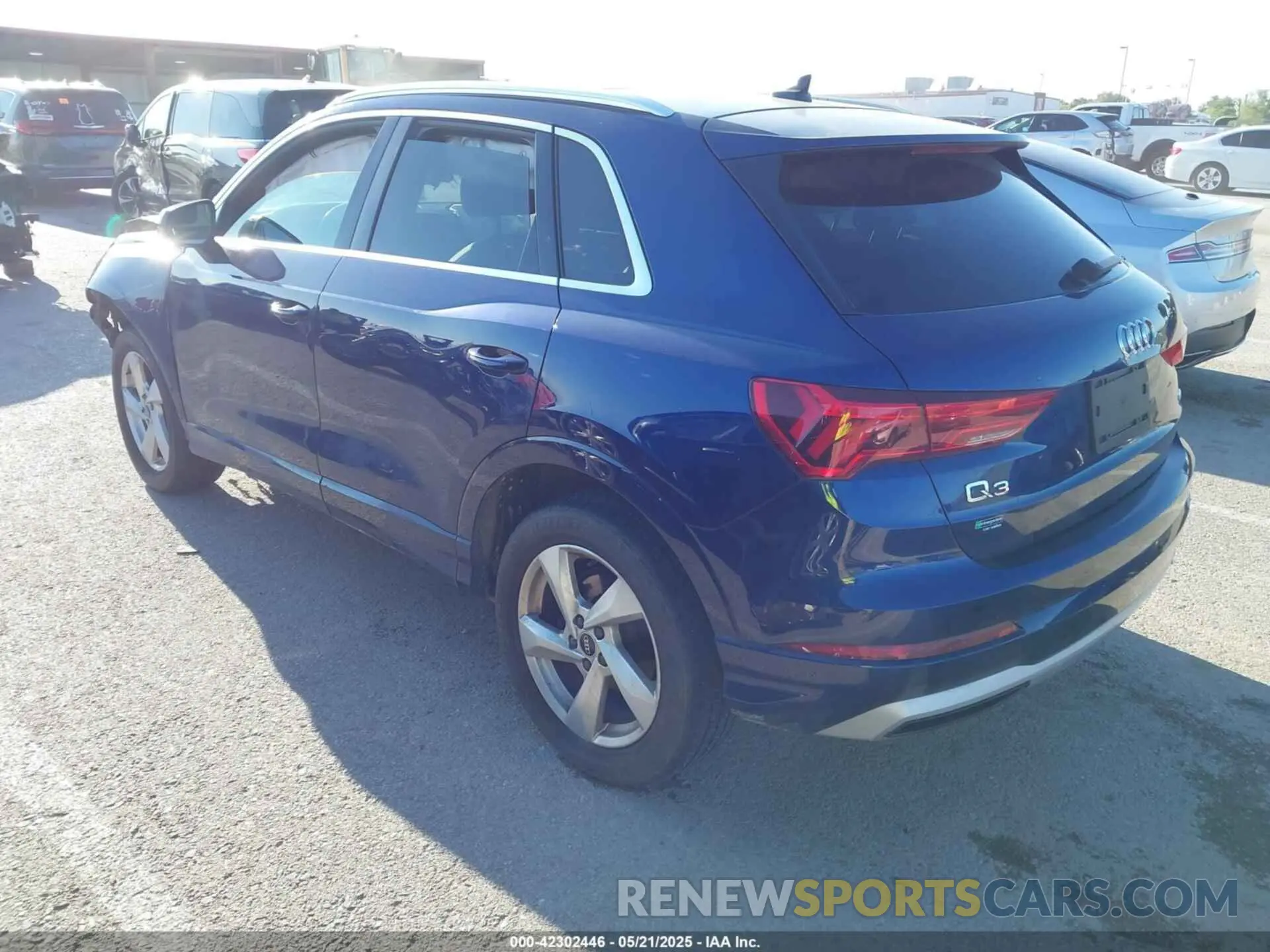 3 fotografías del automóvil dañado WA1AUCF31M1066532 AUDI Q3 2021