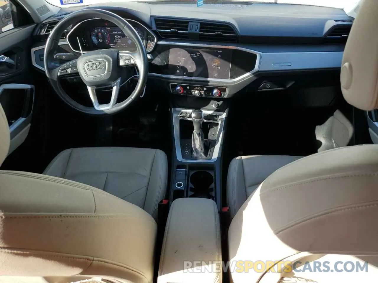 8 fotografías del automóvil dañado WA1AUCF32M1067589 AUDI Q3 2021