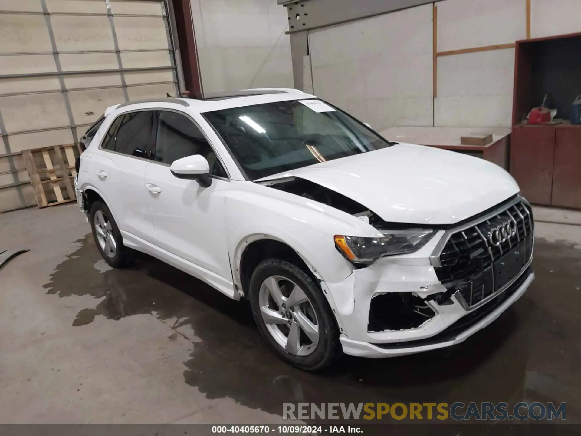 1 fotografías del automóvil dañado WA1AUCF32M1095165 AUDI Q3 2021