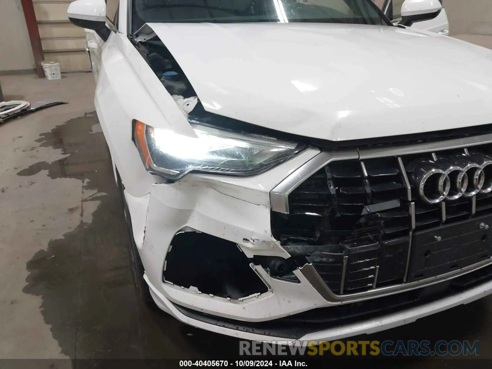 6 fotografías del automóvil dañado WA1AUCF32M1095165 AUDI Q3 2021
