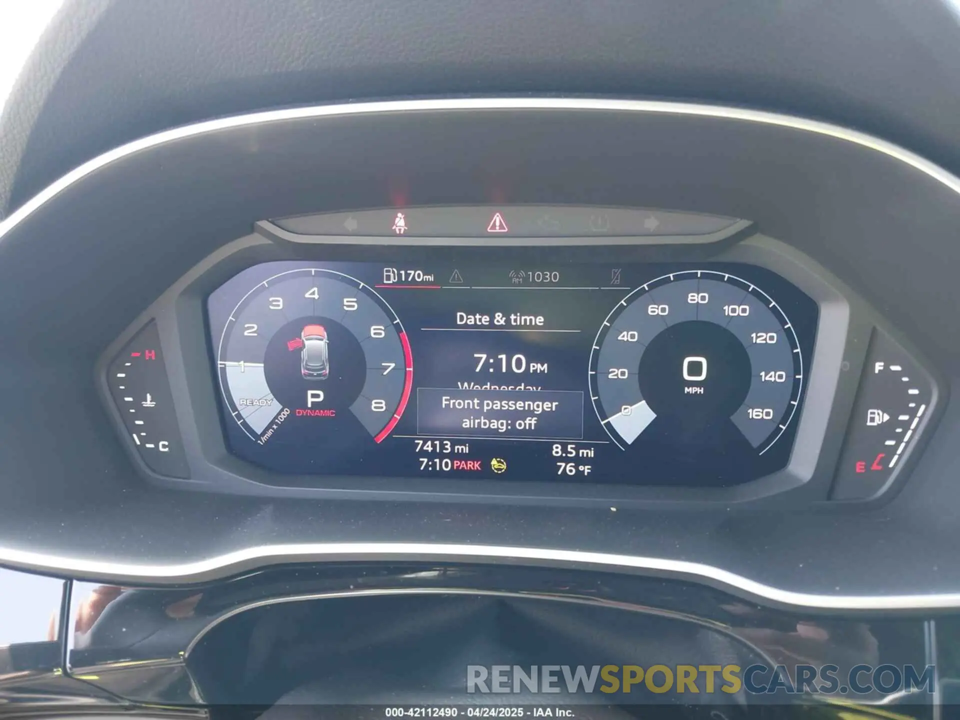 7 fotografías del automóvil dañado WA1AUCF32M1144588 AUDI Q3 2021