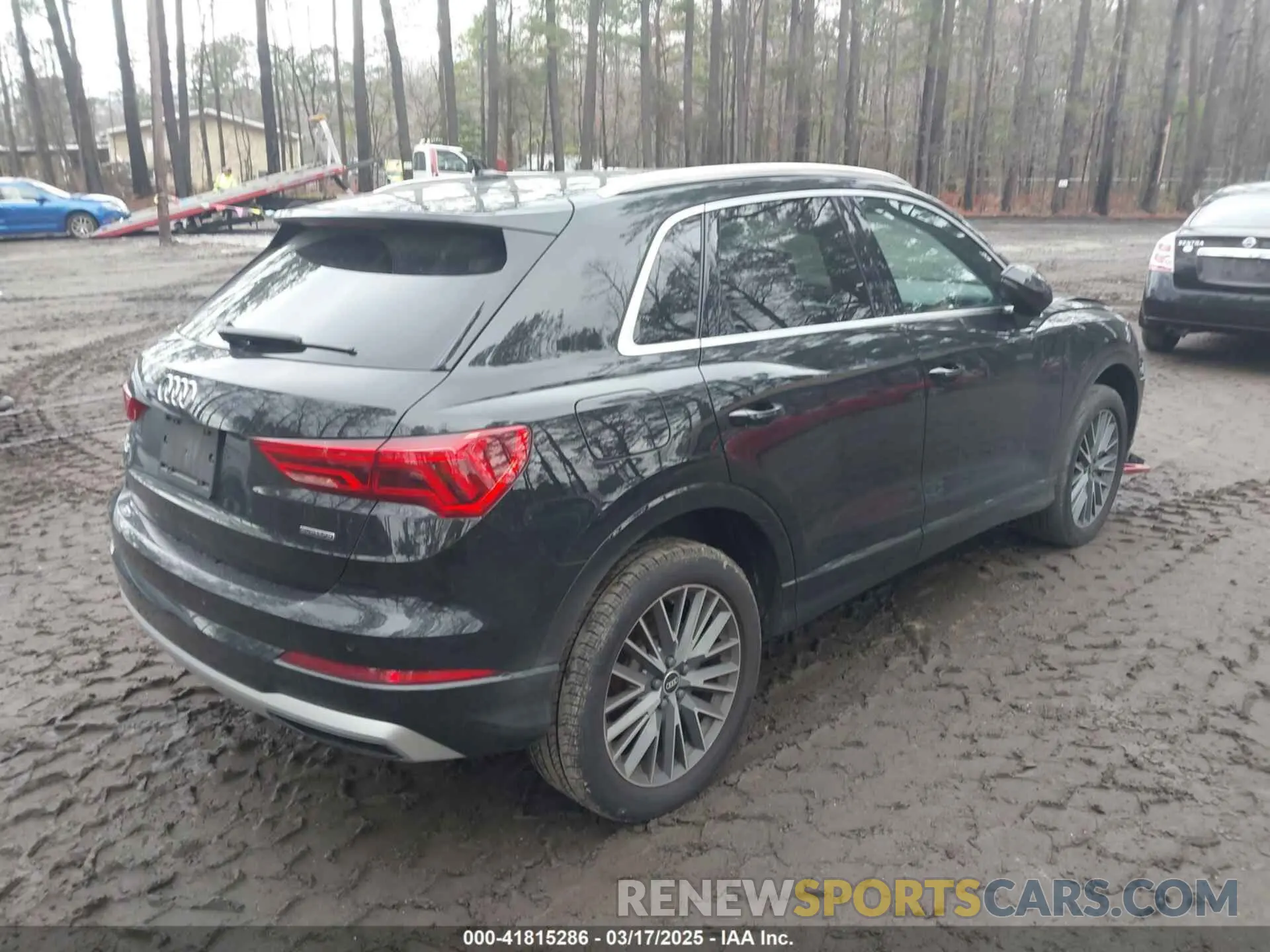 4 fotografías del automóvil dañado WA1AUCF34M1148531 AUDI Q3 2021