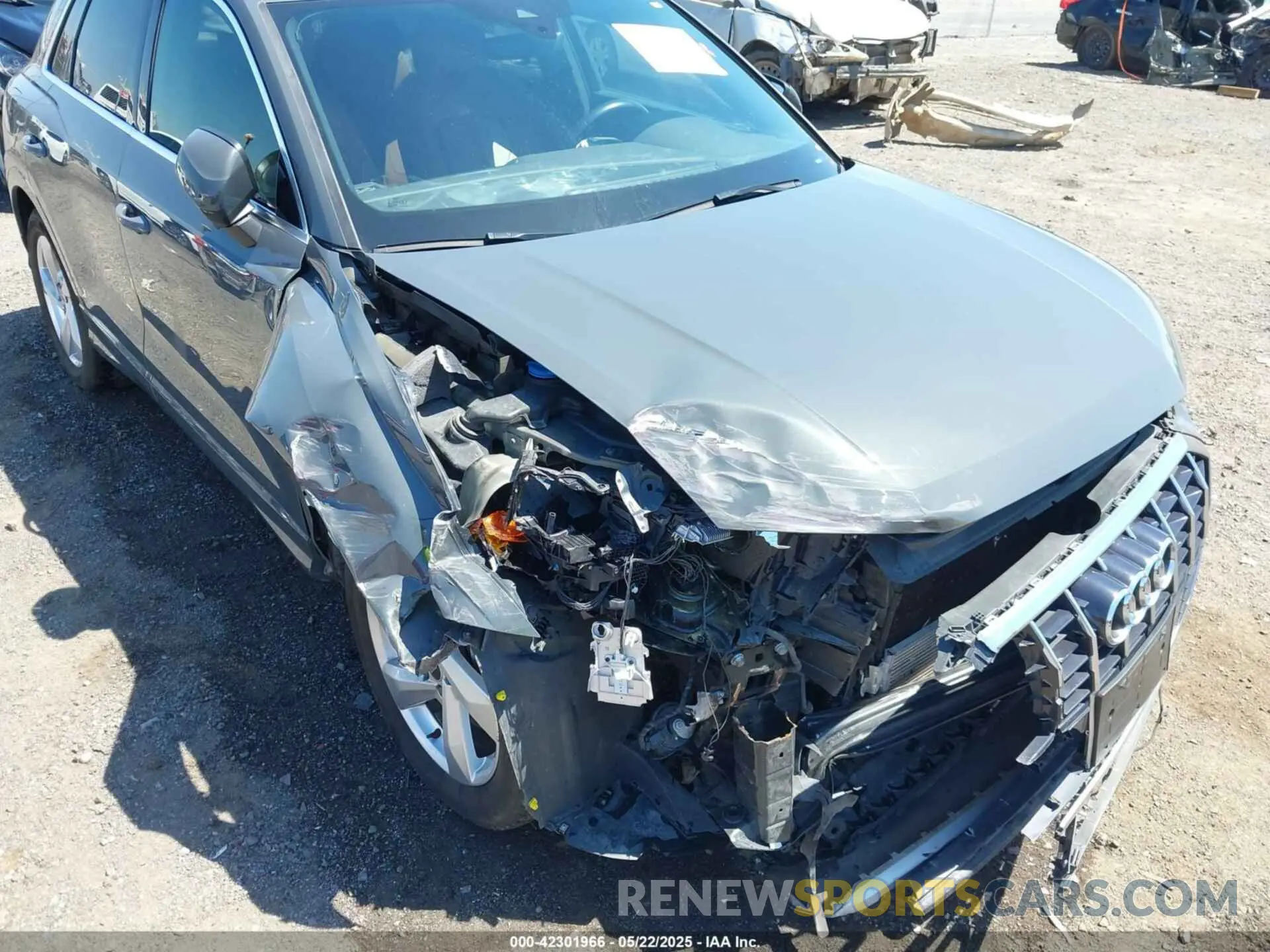 6 fotografías del automóvil dañado WA1AUCF35M1065609 AUDI Q3 2021