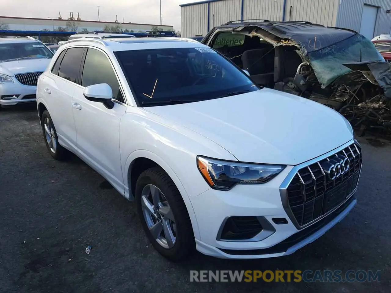 1 fotografías del automóvil dañado WA1AUCF36M1068082 AUDI Q3 2021