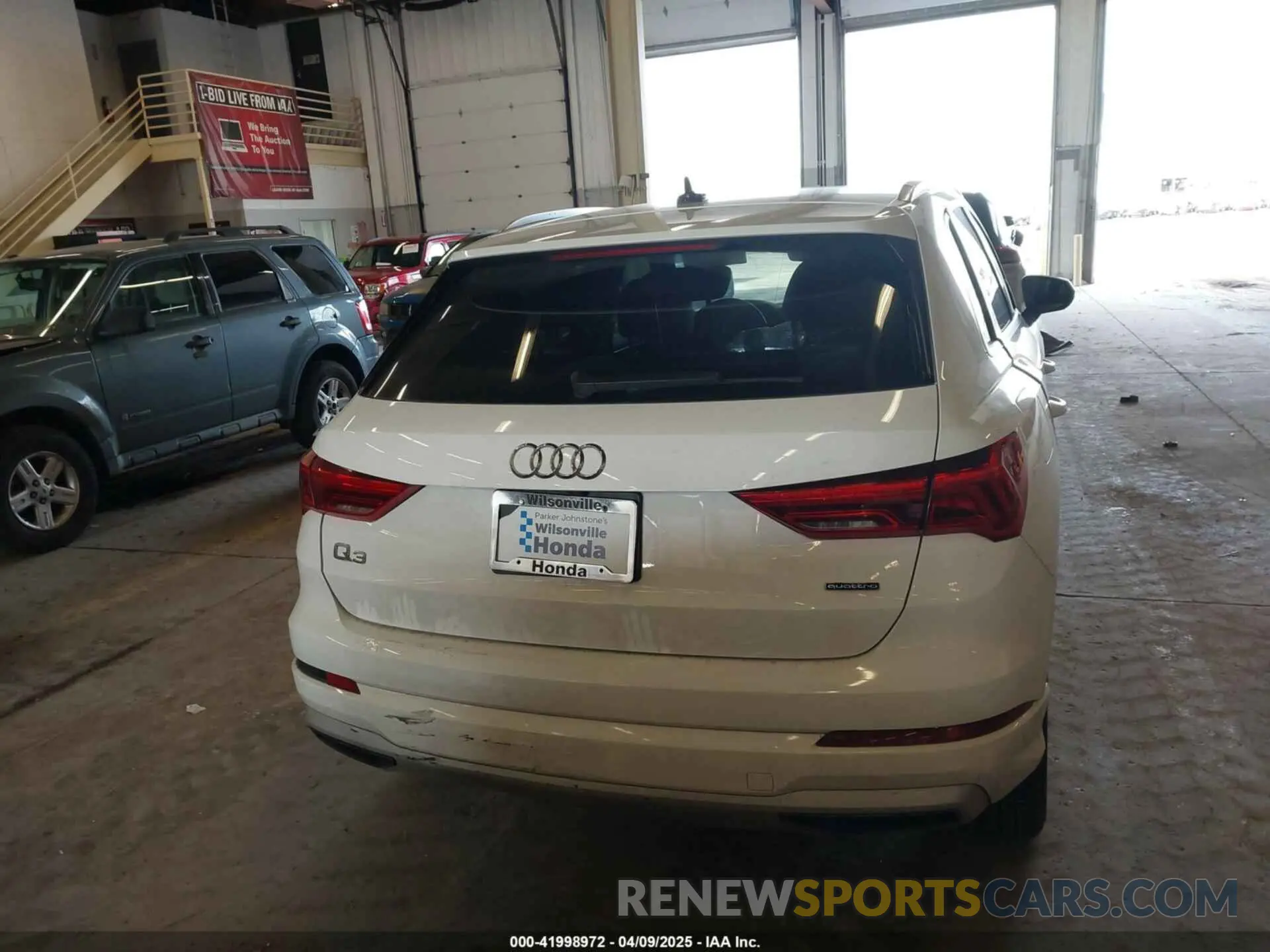 16 fotografías del automóvil dañado WA1AUCF36M1089224 AUDI Q3 2021