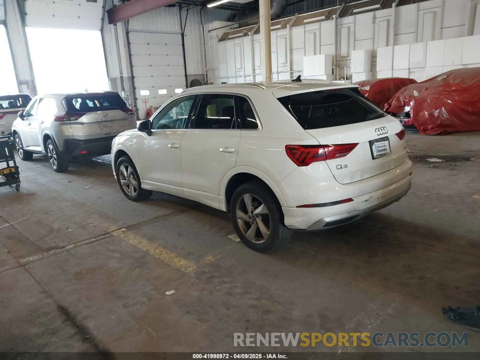 3 fotografías del automóvil dañado WA1AUCF36M1089224 AUDI Q3 2021