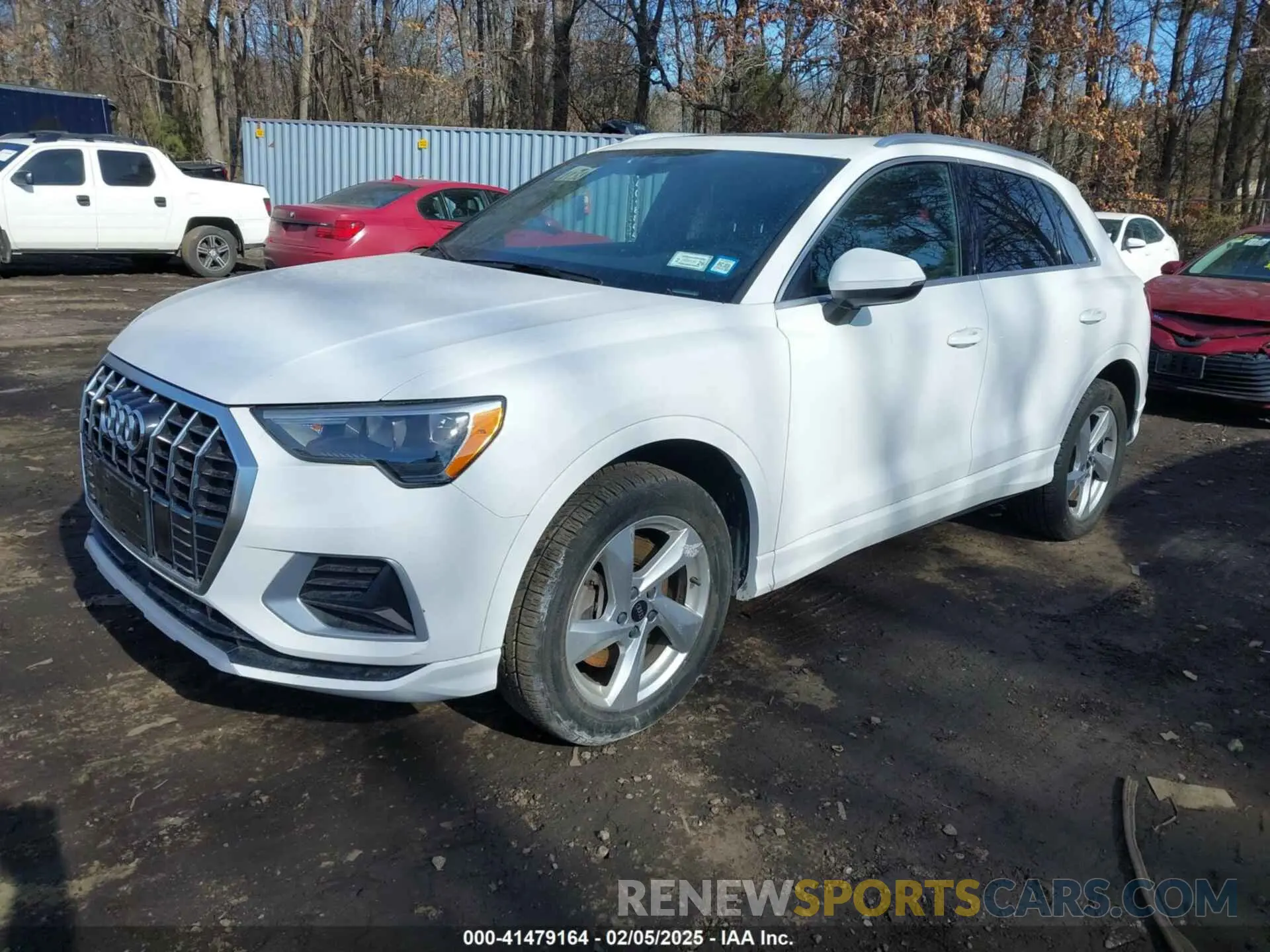 2 fotografías del automóvil dañado WA1AUCF36M1089370 AUDI Q3 2021