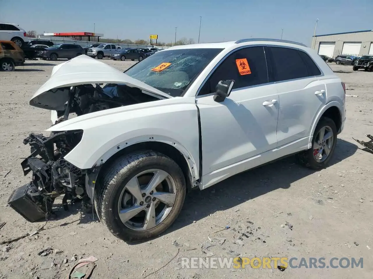 1 fotografías del automóvil dañado WA1AUCF36M1097372 AUDI Q3 2021
