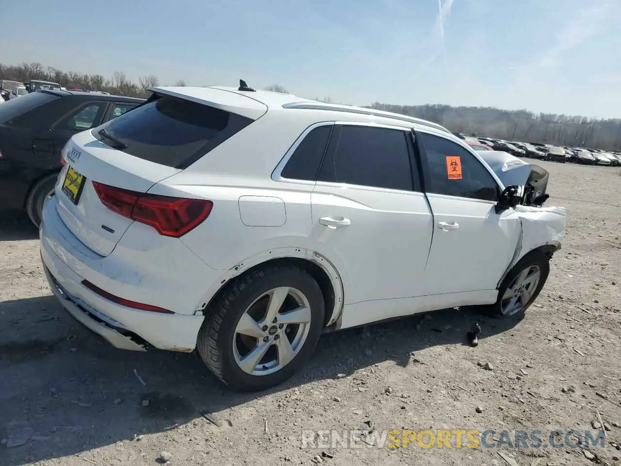 3 fotografías del automóvil dañado WA1AUCF36M1097372 AUDI Q3 2021