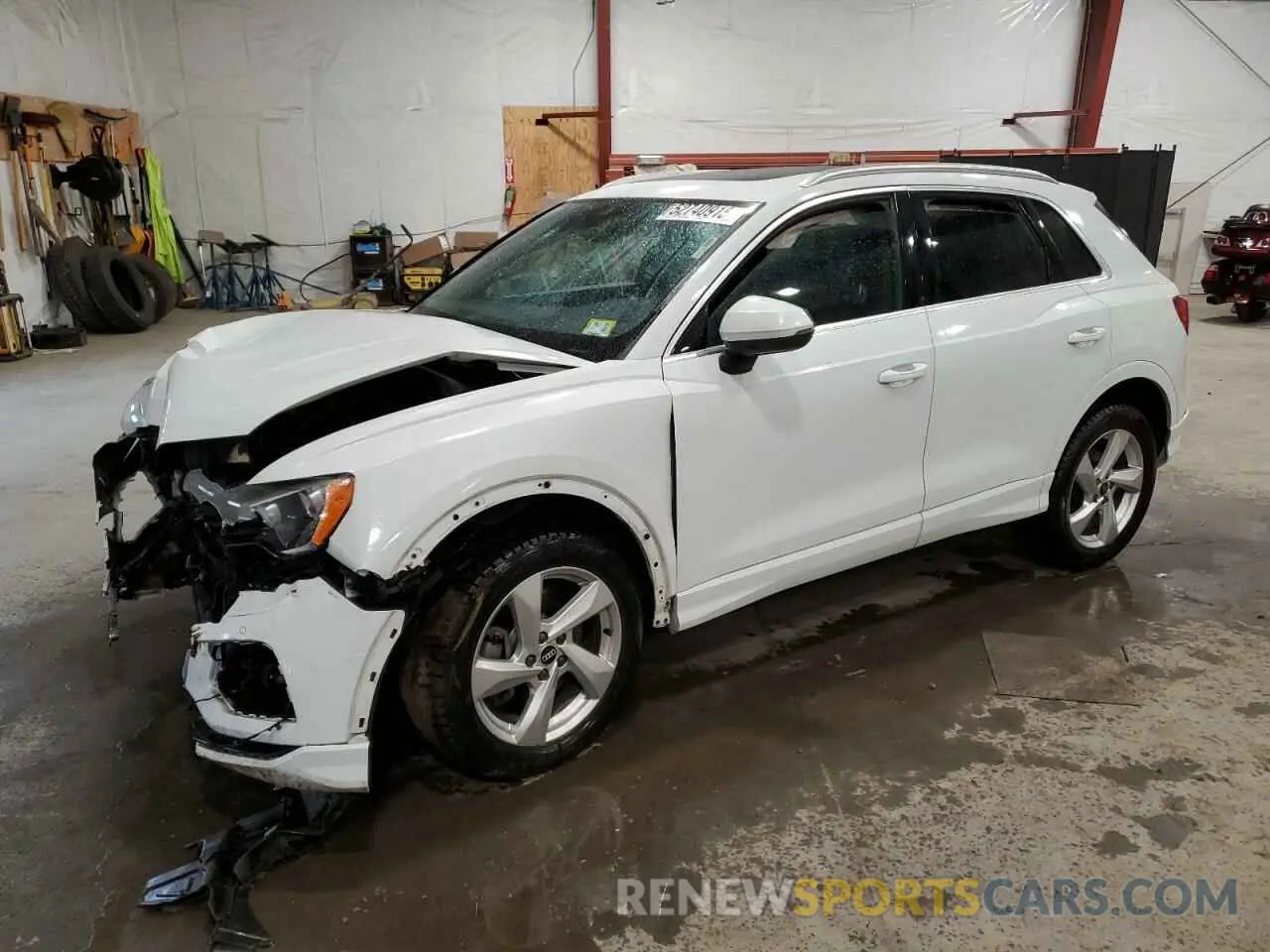 1 fotografías del automóvil dañado WA1AUCF36M1154248 AUDI Q3 2021