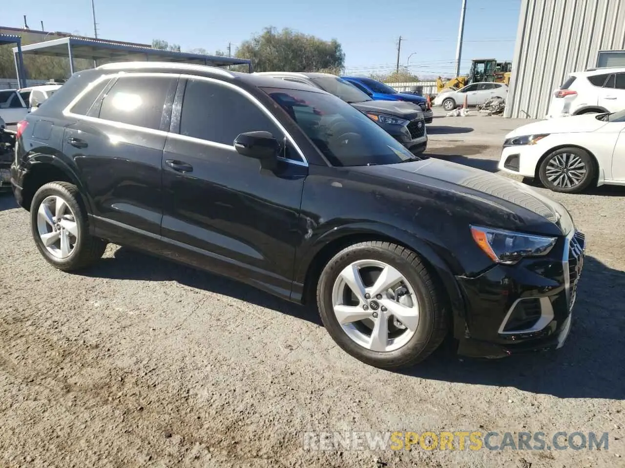 4 fotografías del automóvil dañado WA1AUCF37M1076983 AUDI Q3 2021