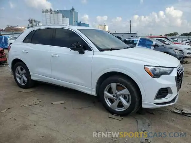 4 fotografías del automóvil dañado WA1AUCF38M1091489 AUDI Q3 2021