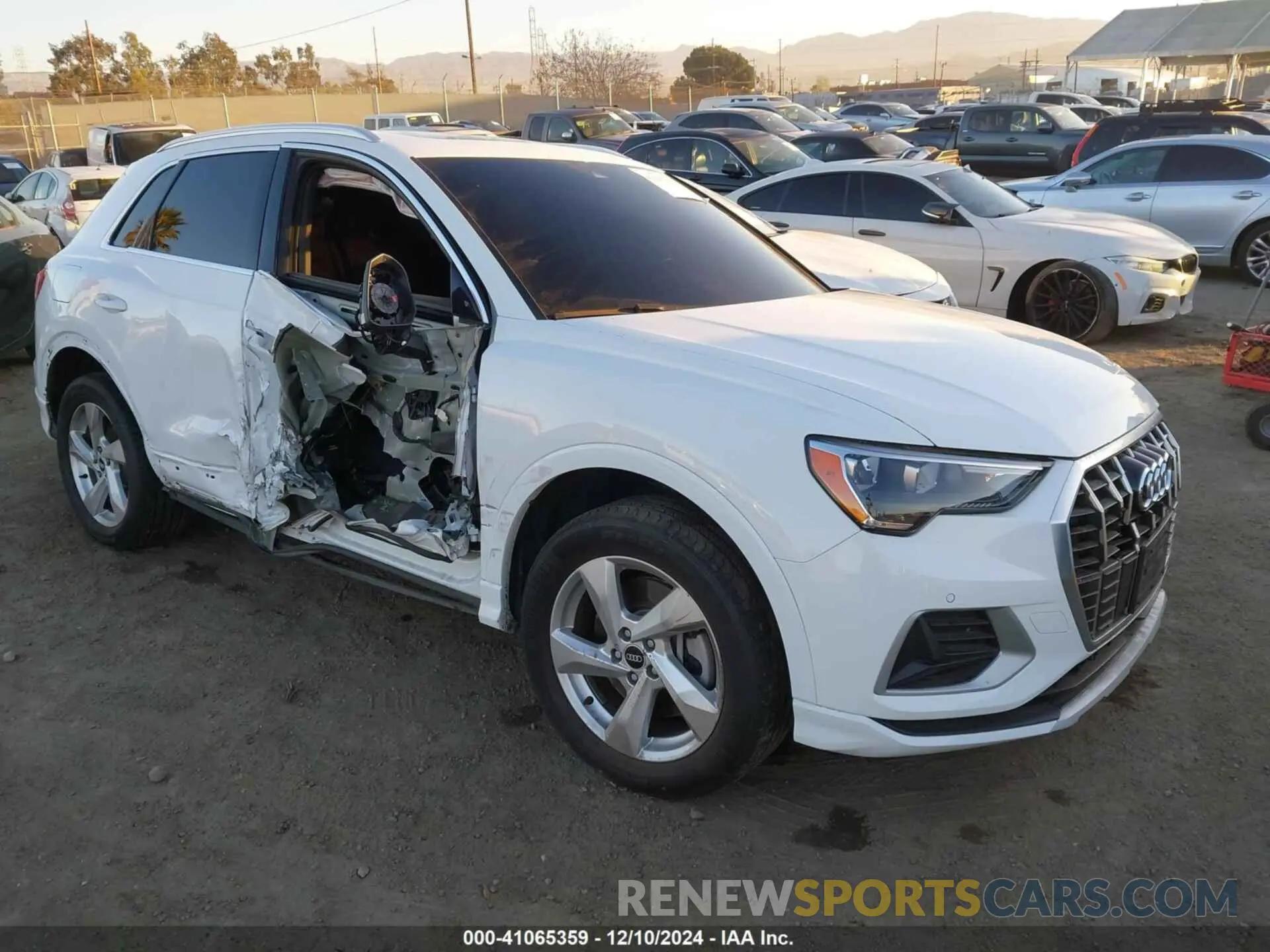 1 fotografías del automóvil dañado WA1AUCF38M1132624 AUDI Q3 2021