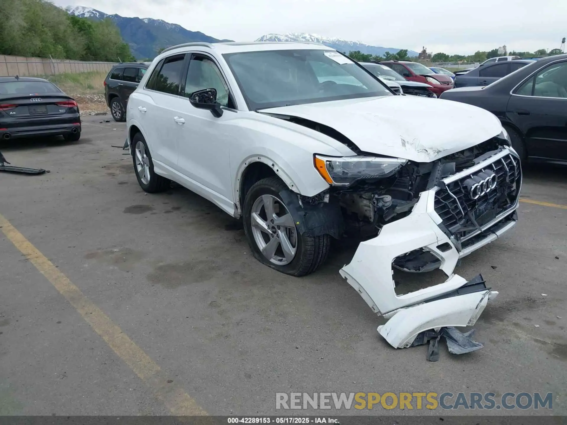 1 fotografías del automóvil dañado WA1AUCF39M1068531 AUDI Q3 2021