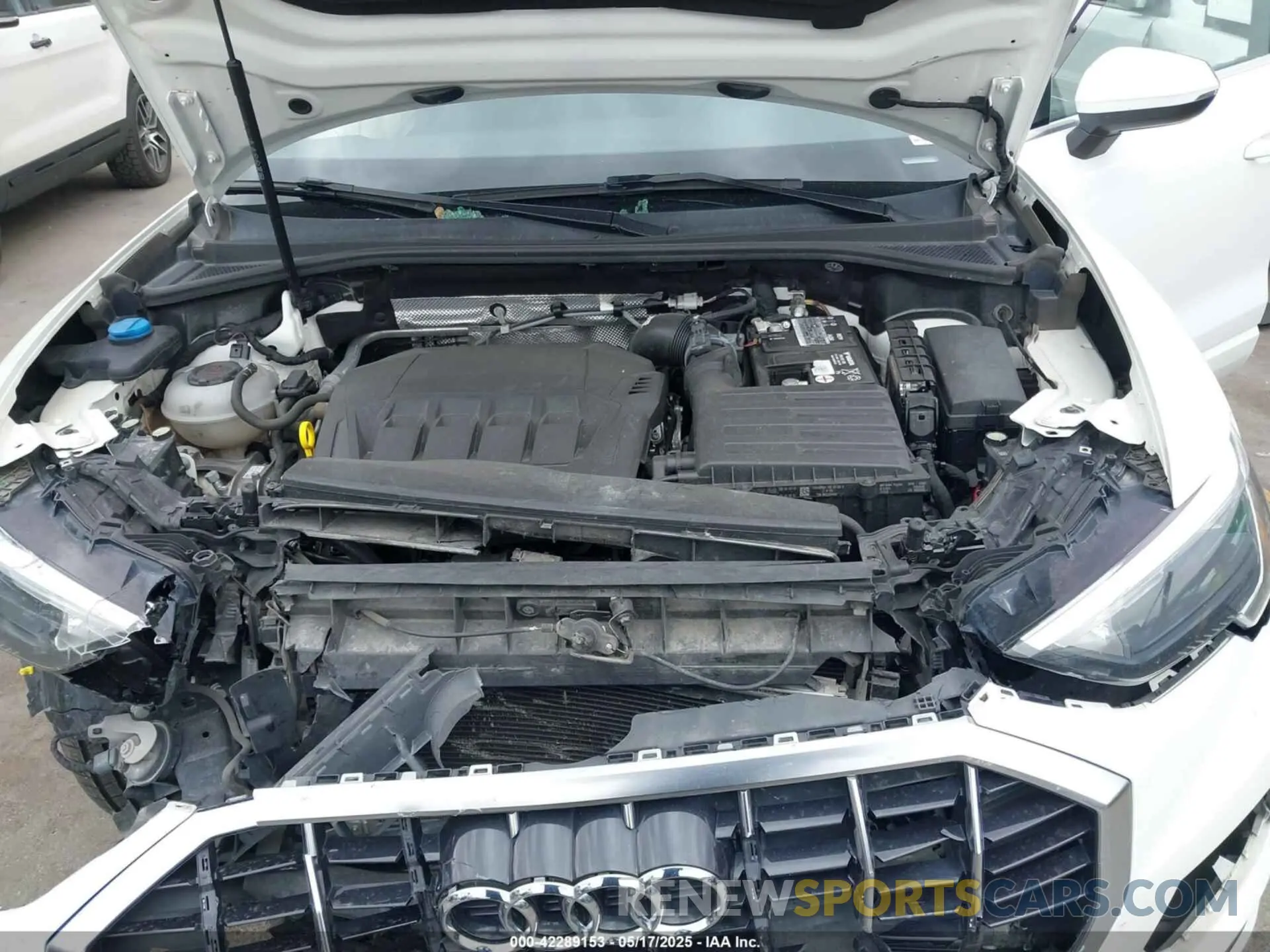 10 fotografías del automóvil dañado WA1AUCF39M1068531 AUDI Q3 2021