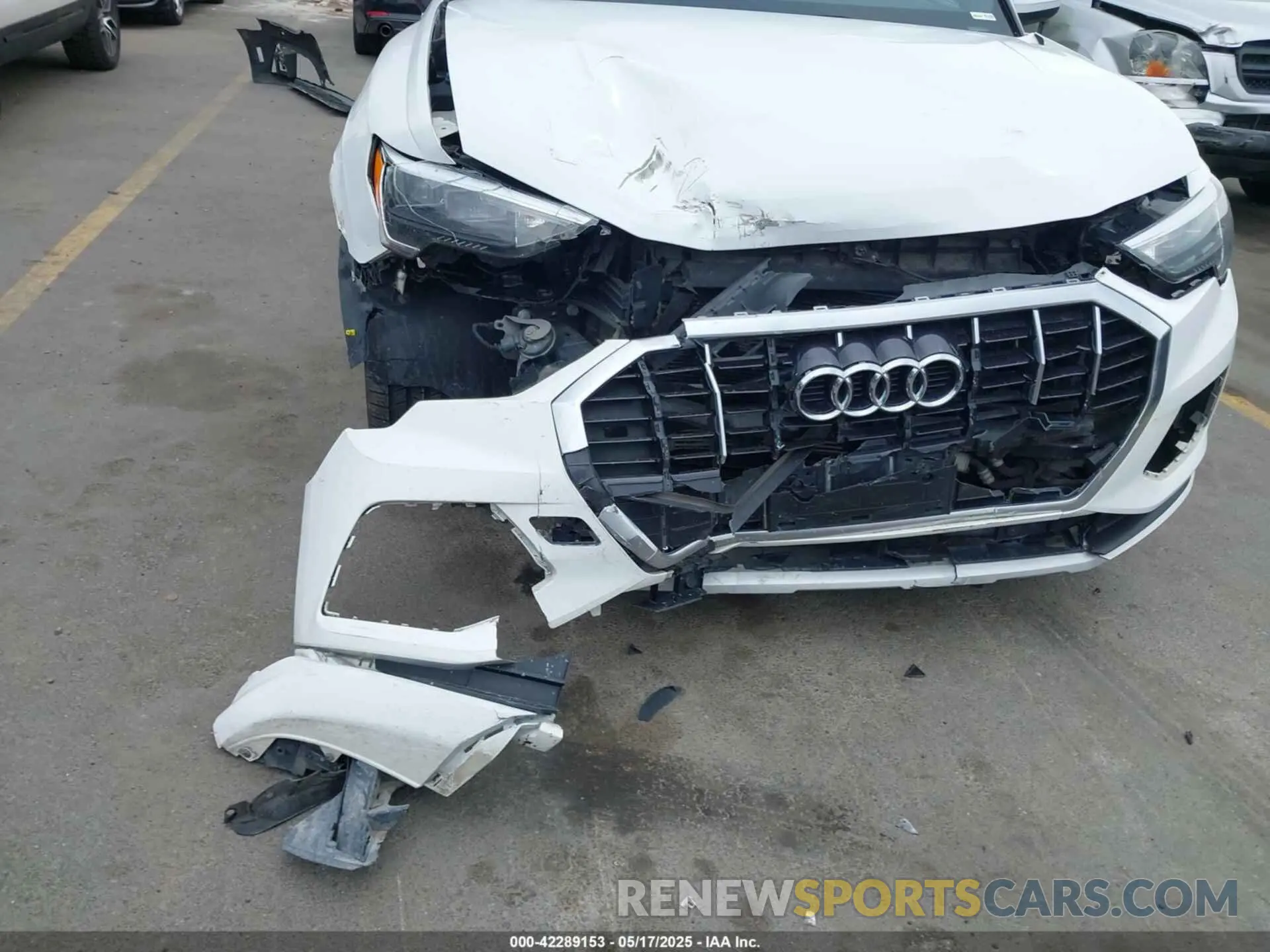 6 fotografías del automóvil dañado WA1AUCF39M1068531 AUDI Q3 2021