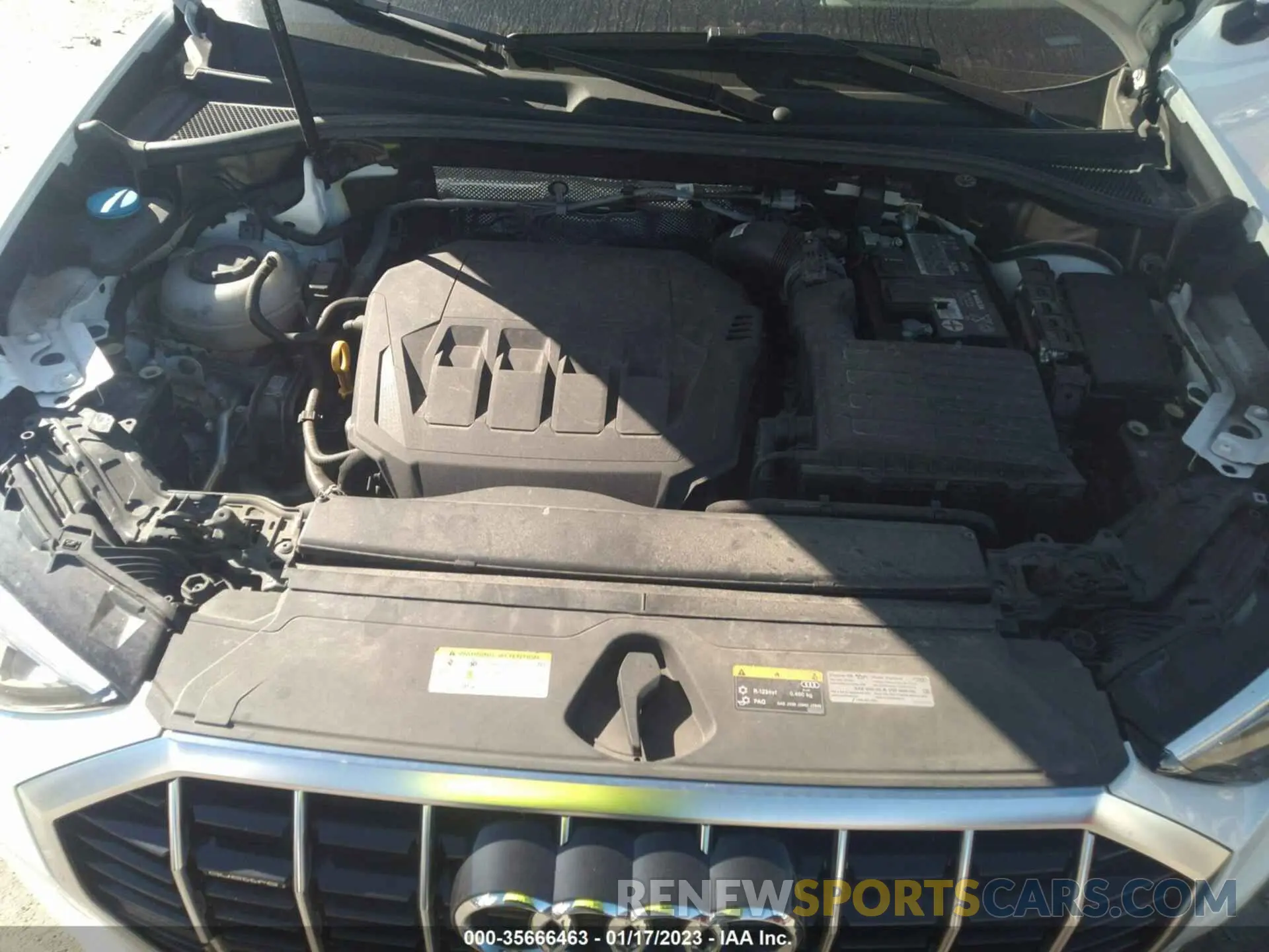10 fotografías del automóvil dañado WA1AUCF39M1088892 AUDI Q3 2021