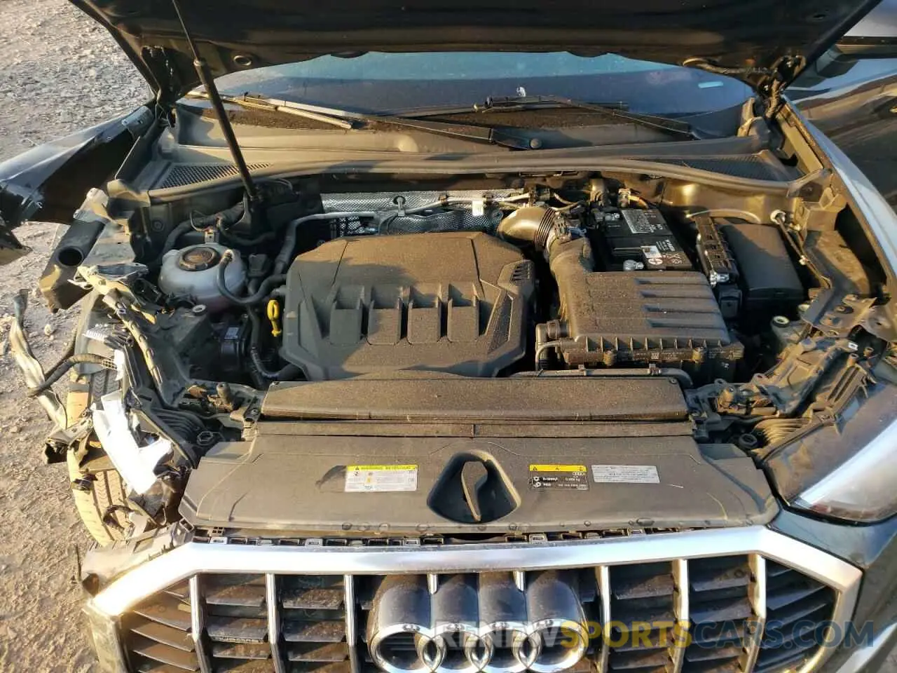 12 fotografías del automóvil dañado WA1AUCF3XM1085063 AUDI Q3 2021