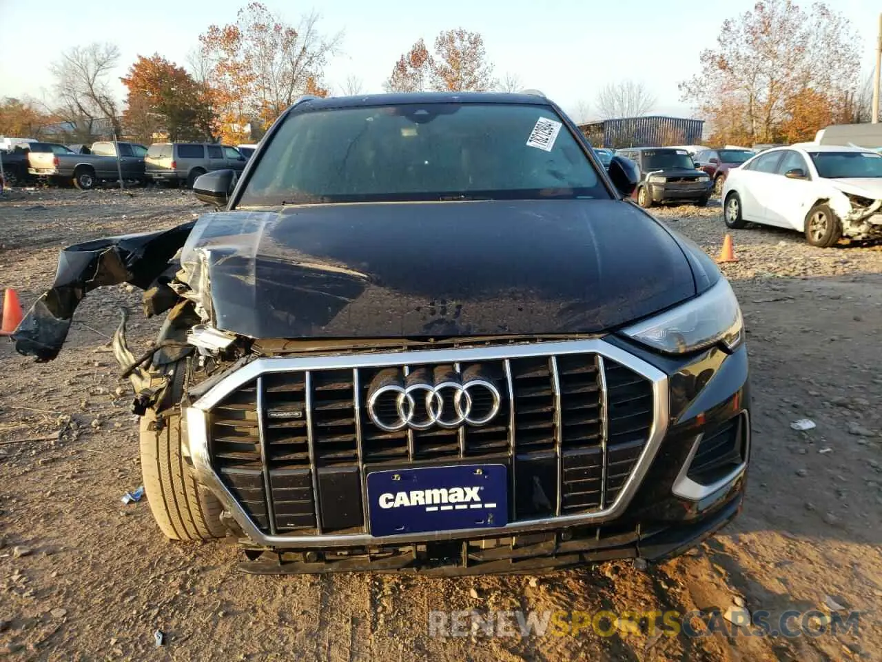 5 fotografías del automóvil dañado WA1AUCF3XM1085063 AUDI Q3 2021