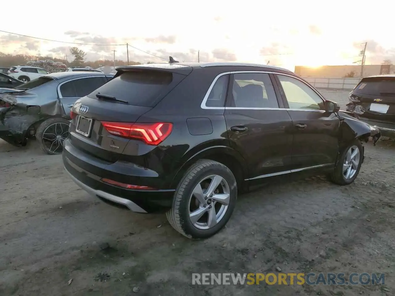 3 fotografías del automóvil dañado WA1BUCF32M1110302 AUDI Q3 2021