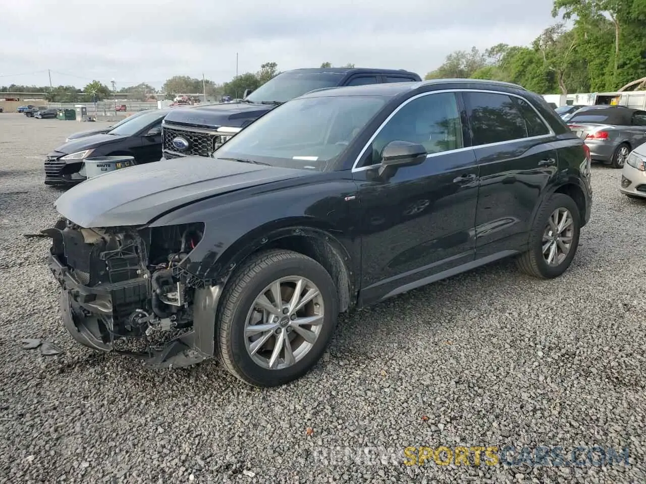 1 fotografías del automóvil dañado WA1DECF31M1014280 AUDI Q3 2021
