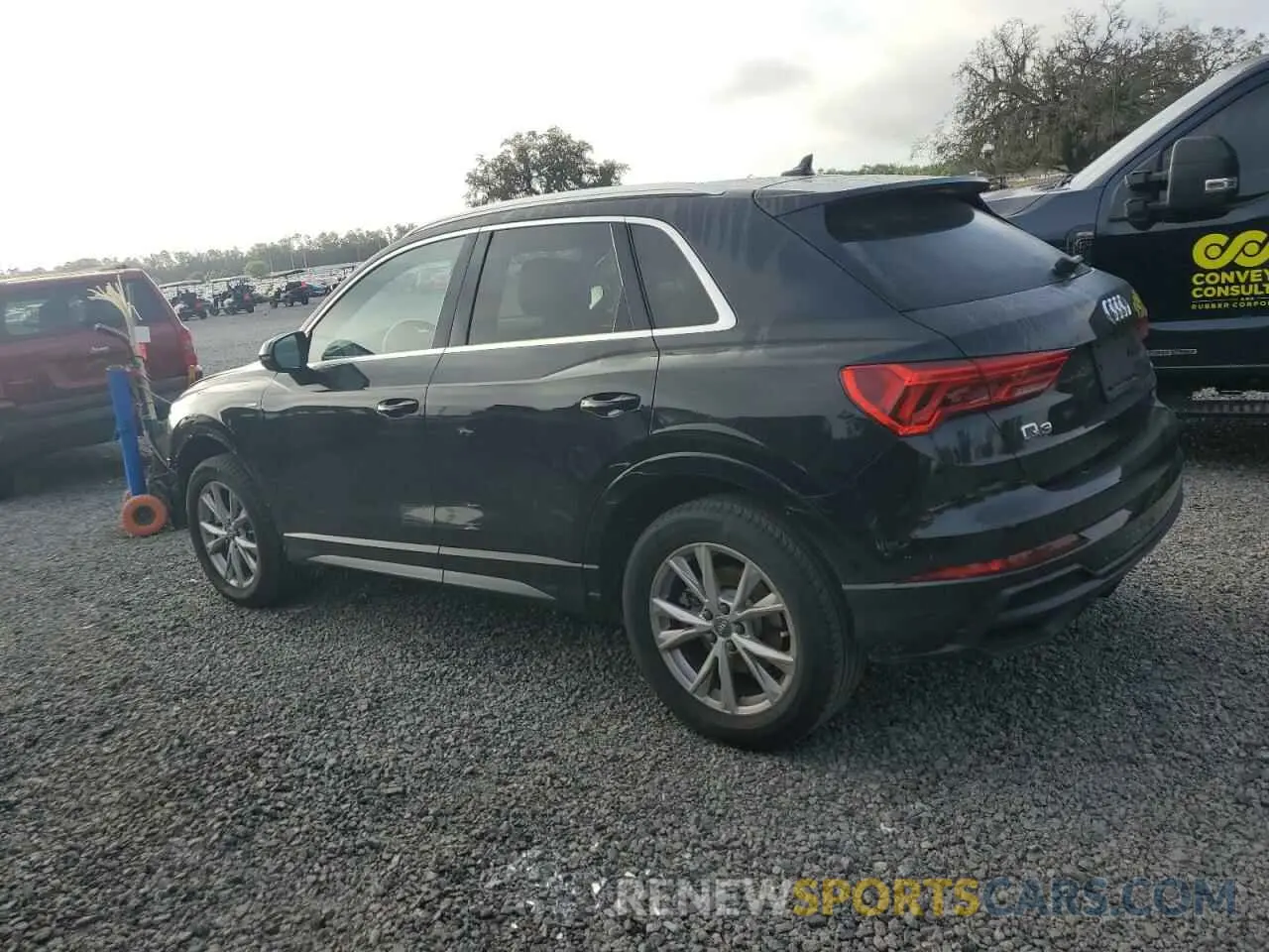 2 fotografías del automóvil dañado WA1DECF31M1014280 AUDI Q3 2021
