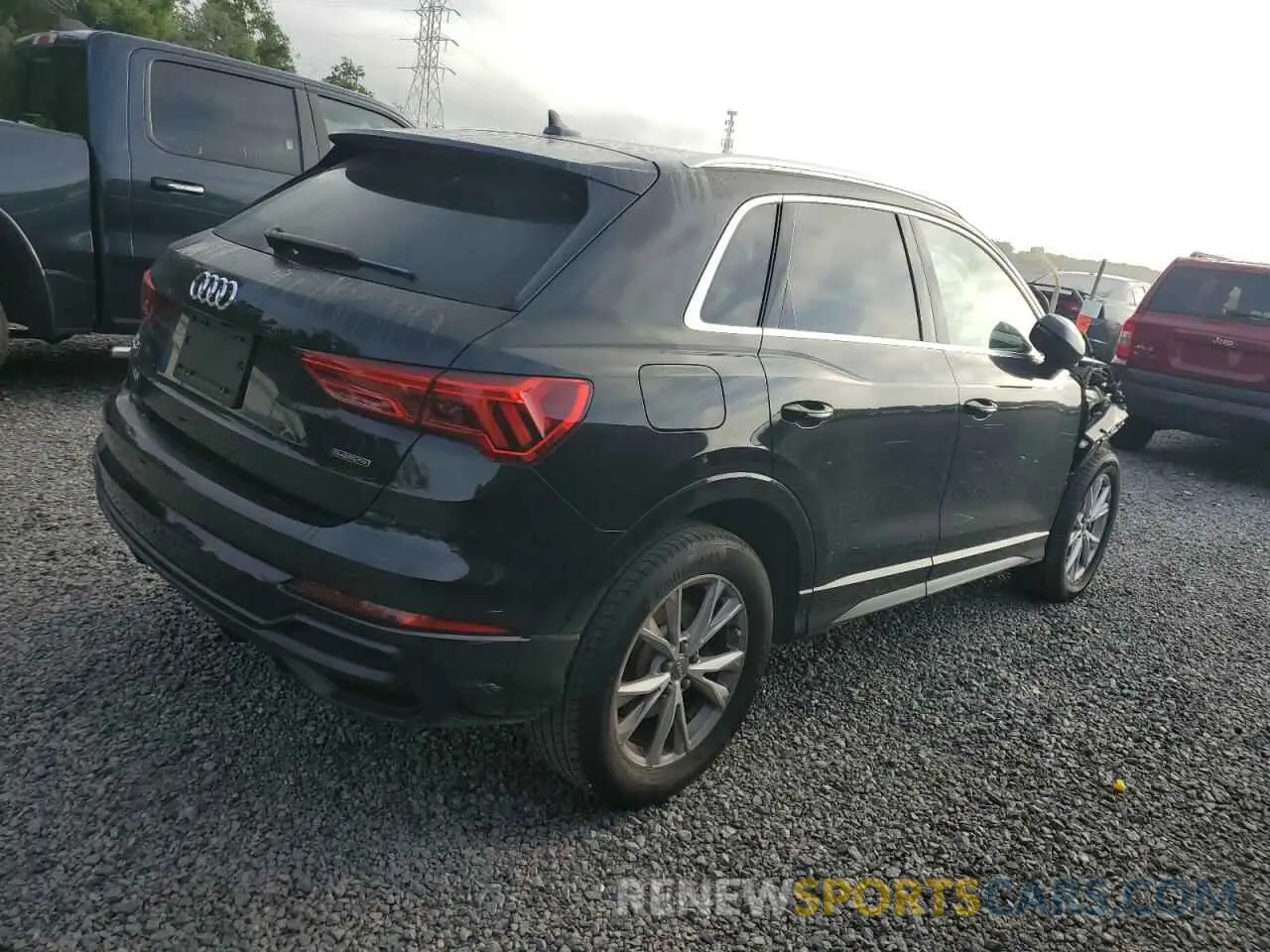 3 fotografías del automóvil dañado WA1DECF31M1014280 AUDI Q3 2021