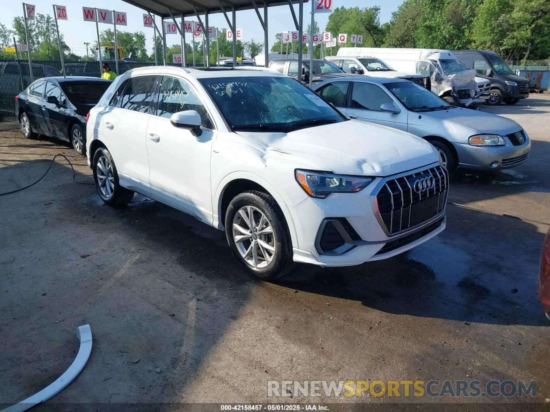 1 fotografías del automóvil dañado WA1DECF31M1037901 AUDI Q3 2021