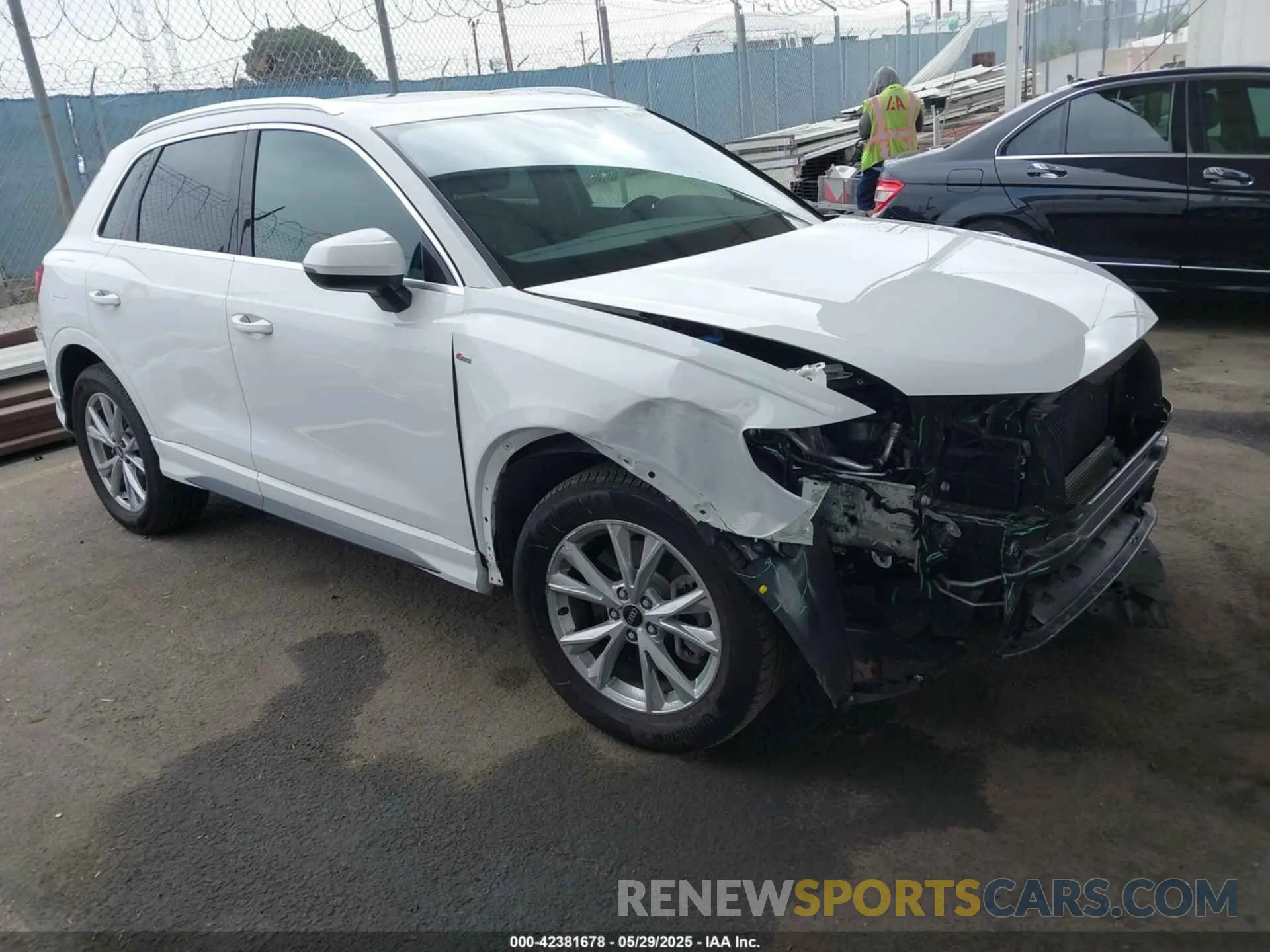1 fotografías del automóvil dañado WA1DECF31M1074155 AUDI Q3 2021