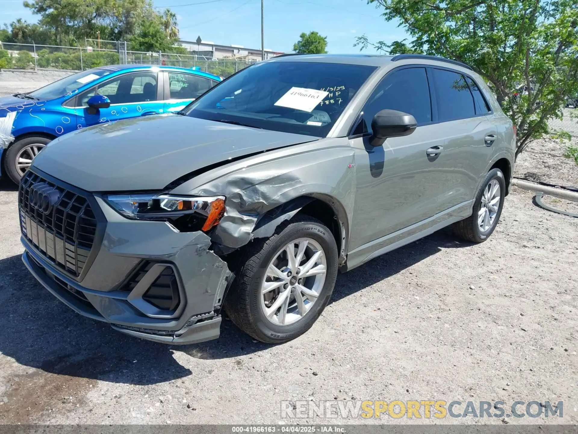2 fotografías del automóvil dañado WA1DECF31M1127887 AUDI Q3 2021
