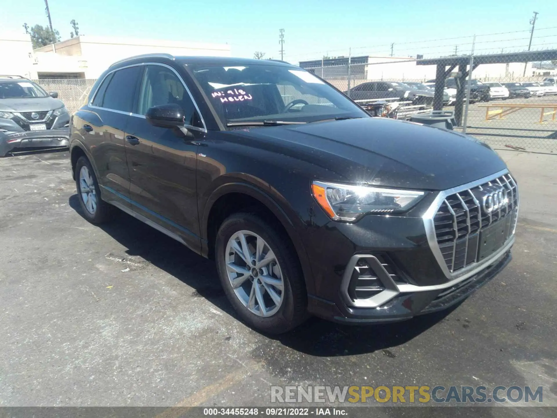 1 fotografías del automóvil dañado WA1DECF31M1148805 AUDI Q3 2021