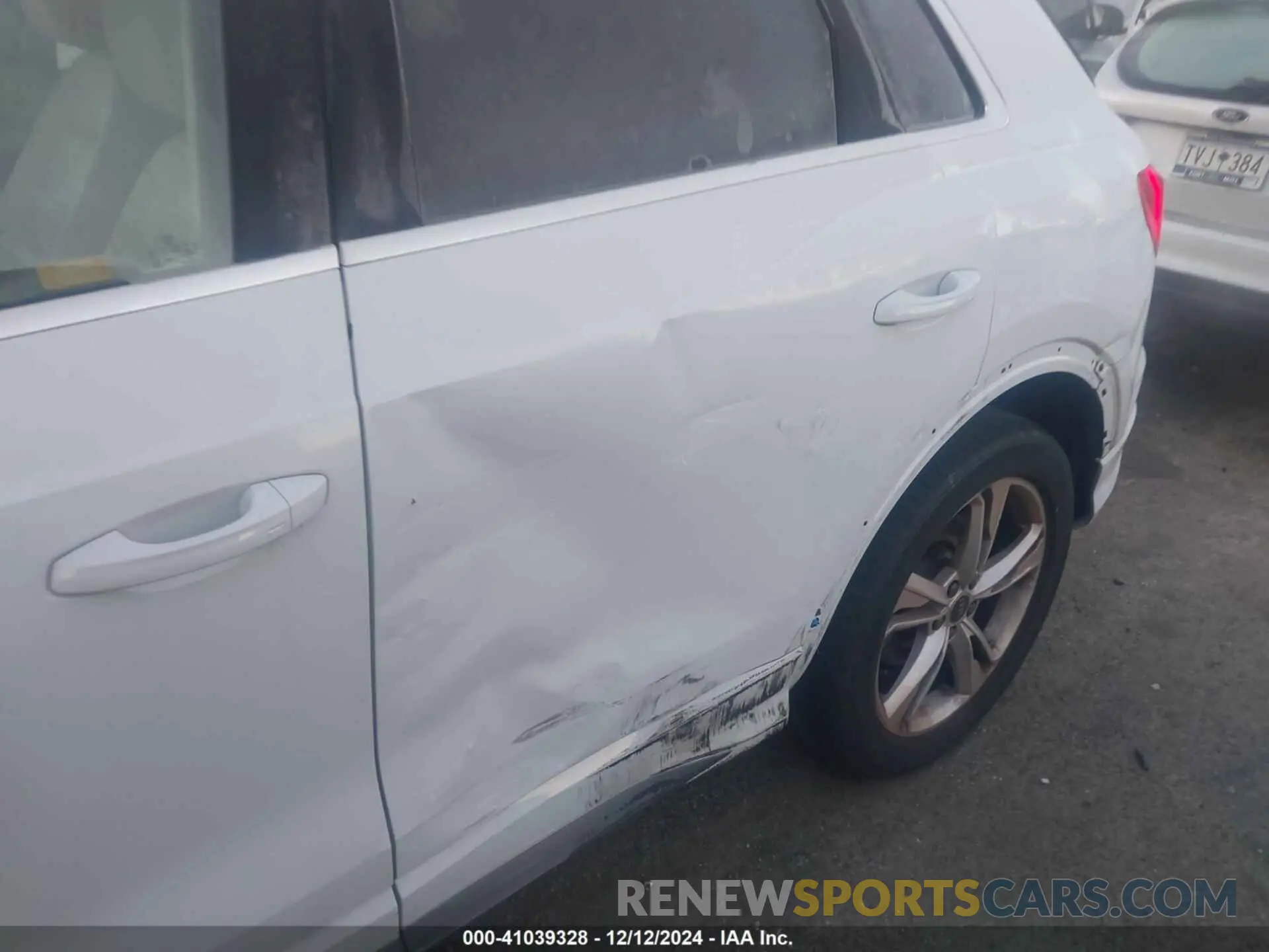 6 fotografías del automóvil dañado WA1DECF32M1023392 AUDI Q3 2021