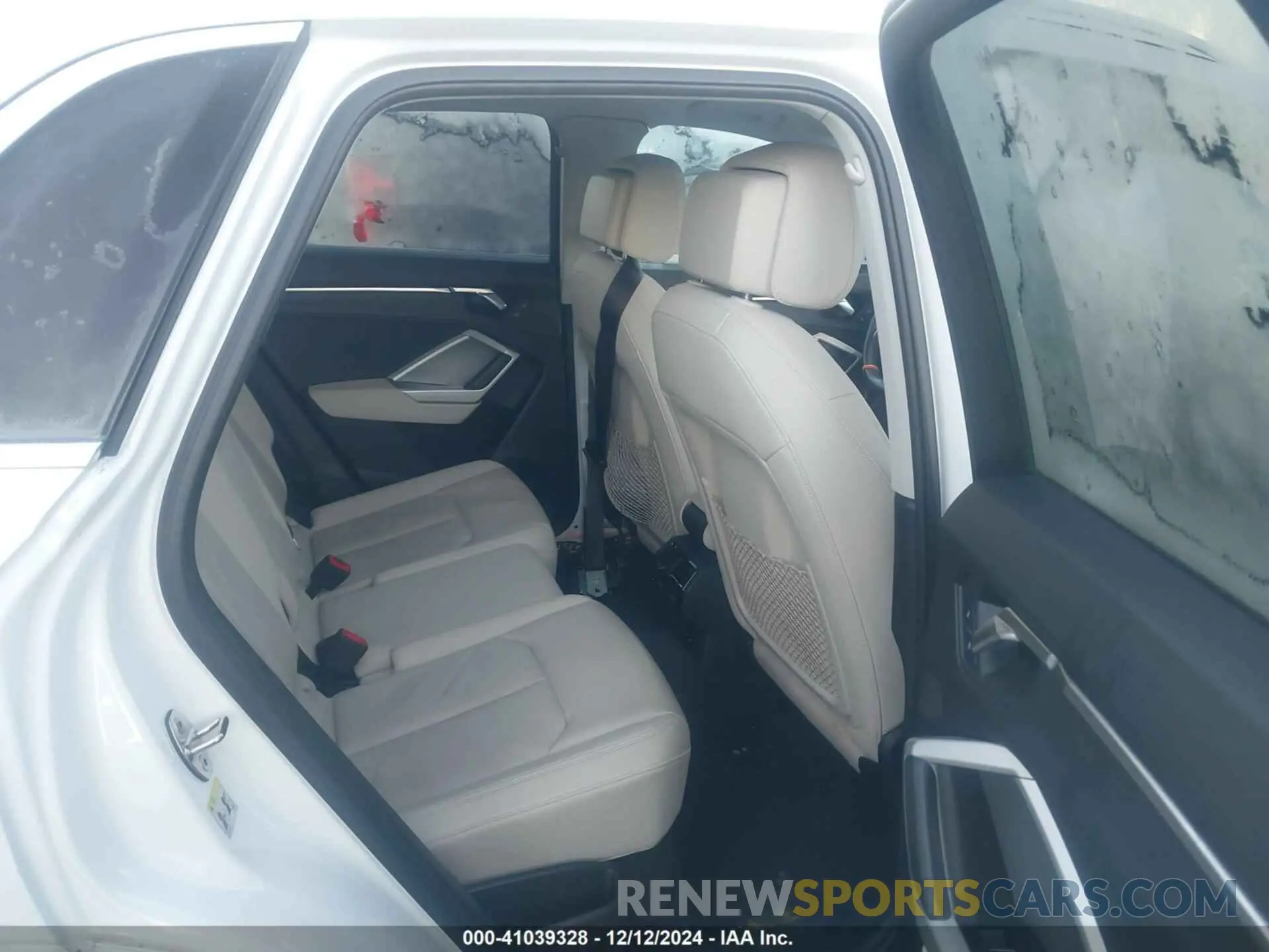8 fotografías del automóvil dañado WA1DECF32M1023392 AUDI Q3 2021