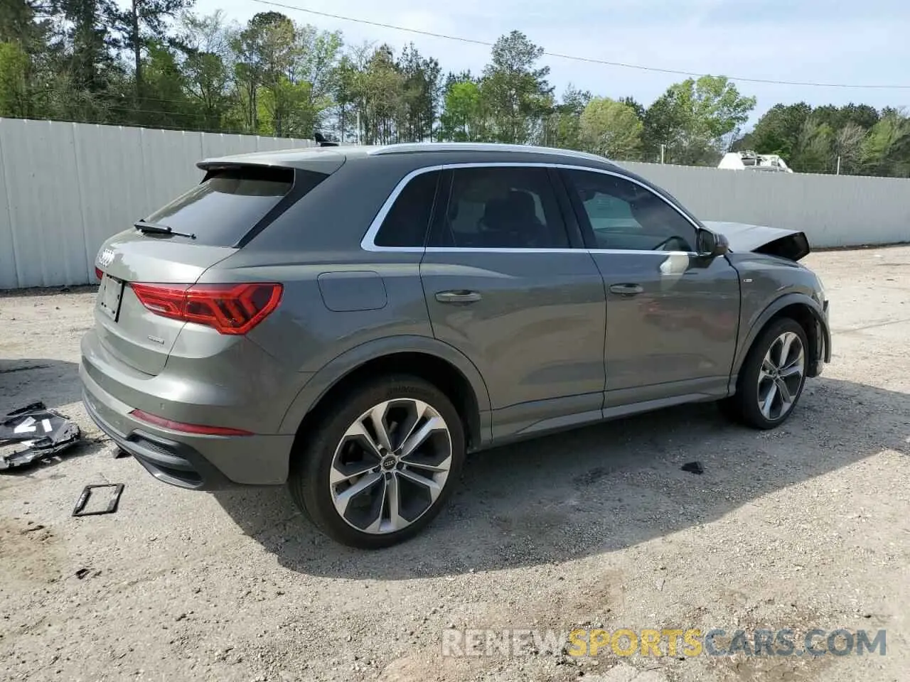 3 fotografías del automóvil dañado WA1DECF33M1082709 AUDI Q3 2021